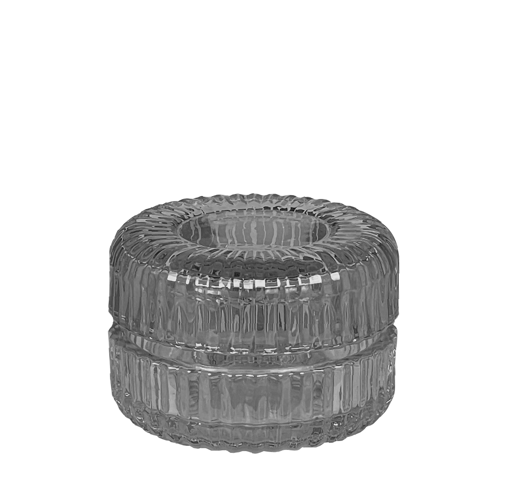 Dose Vara, Lüster Grau H: 6 cm Kaheku