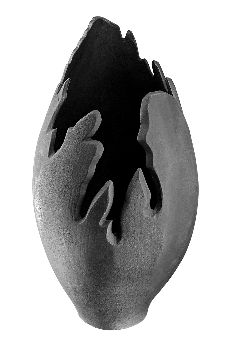 Vase Volcano Flame Gilde