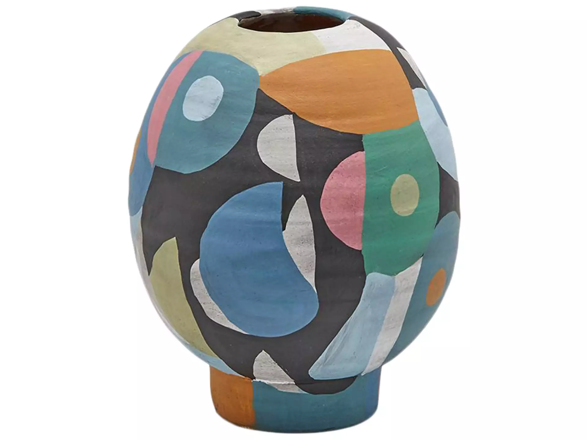 Vase Keramik Multicolor H: 24 cm Edg