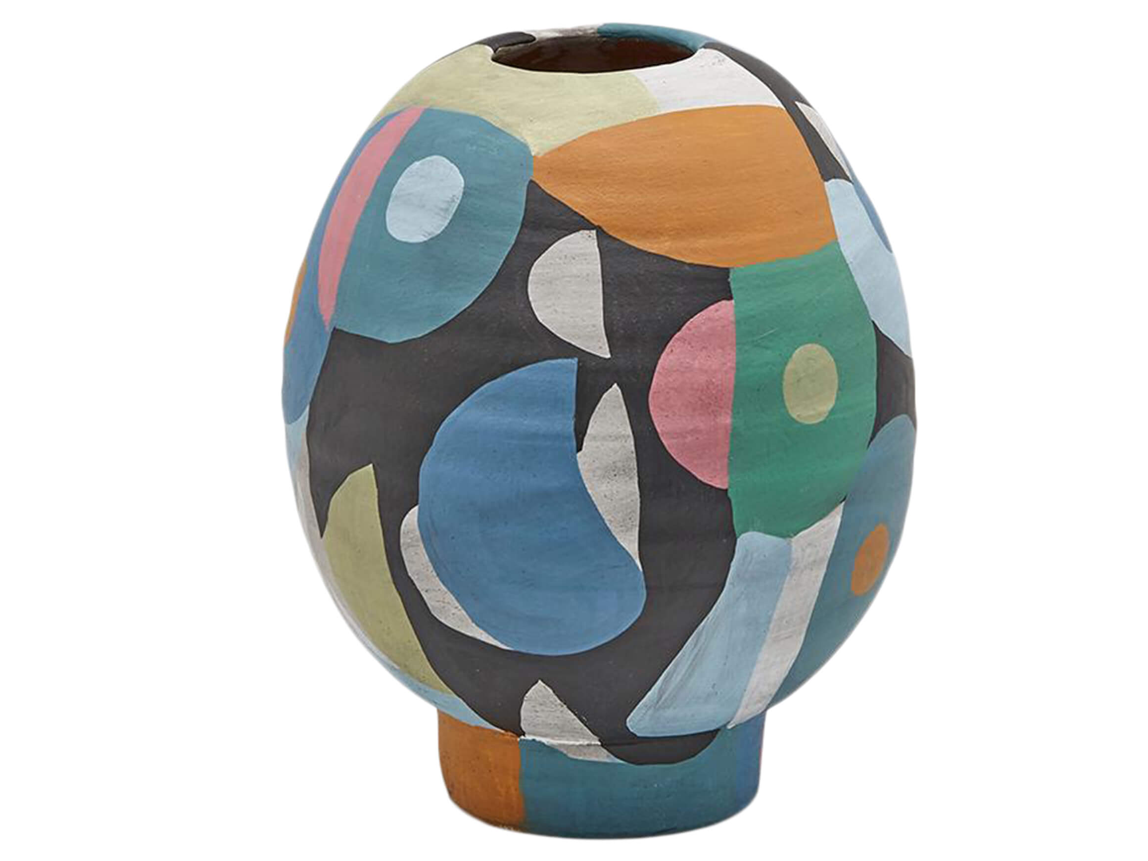 Vase Keramik Multicolor H: 24 cm Edg