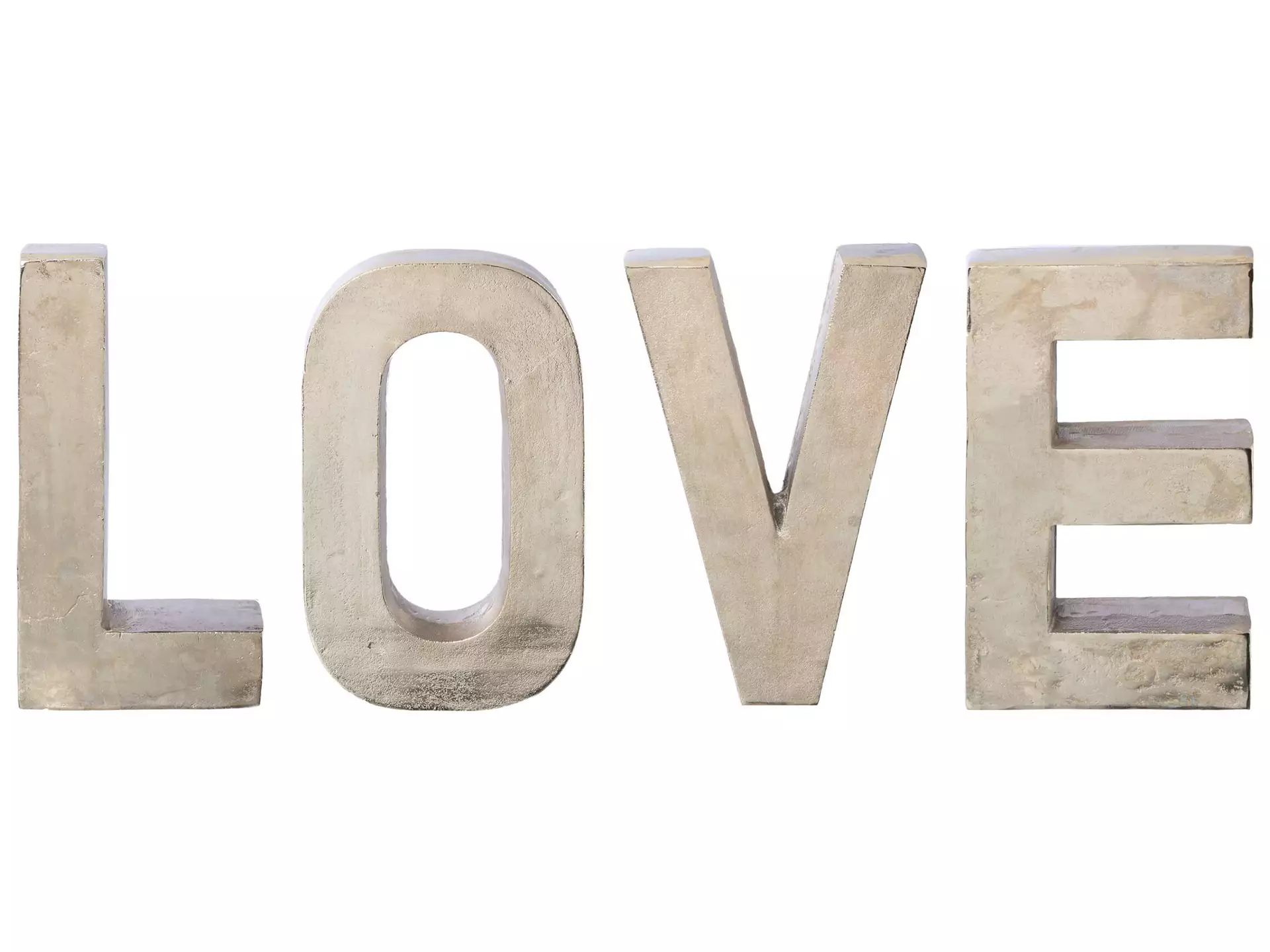 Schriftzug Love, Silber H: 30 cm Gasper