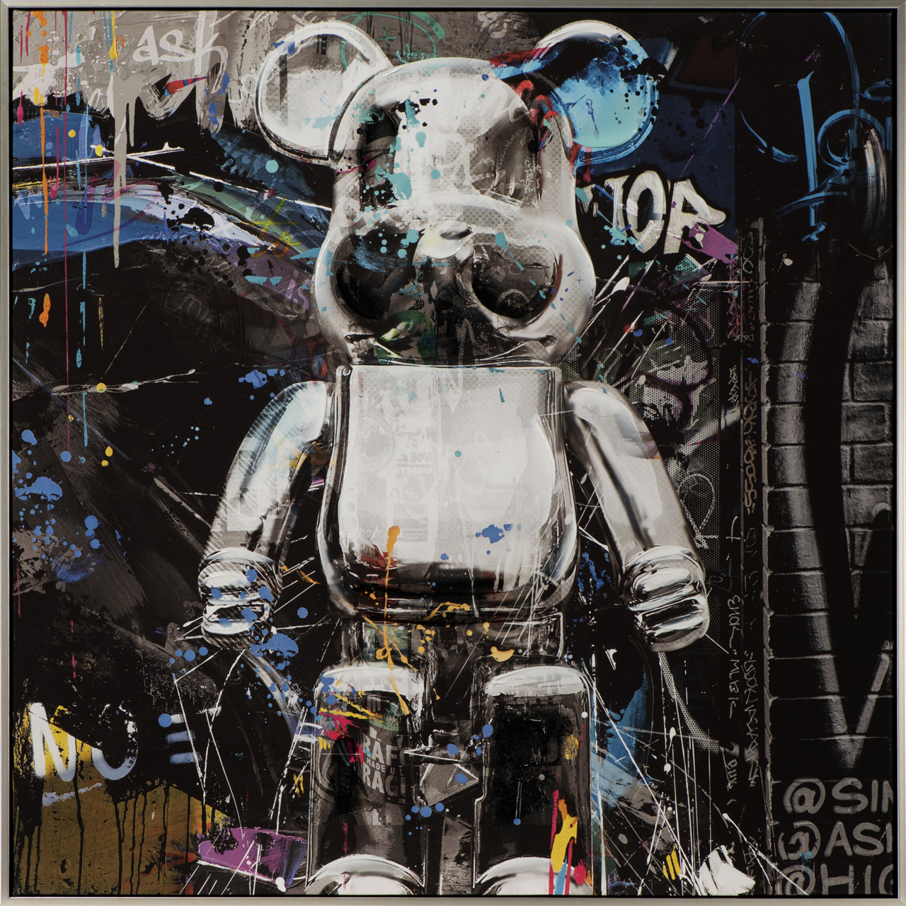 Gemälde-It is a Silver Bear-image LAND