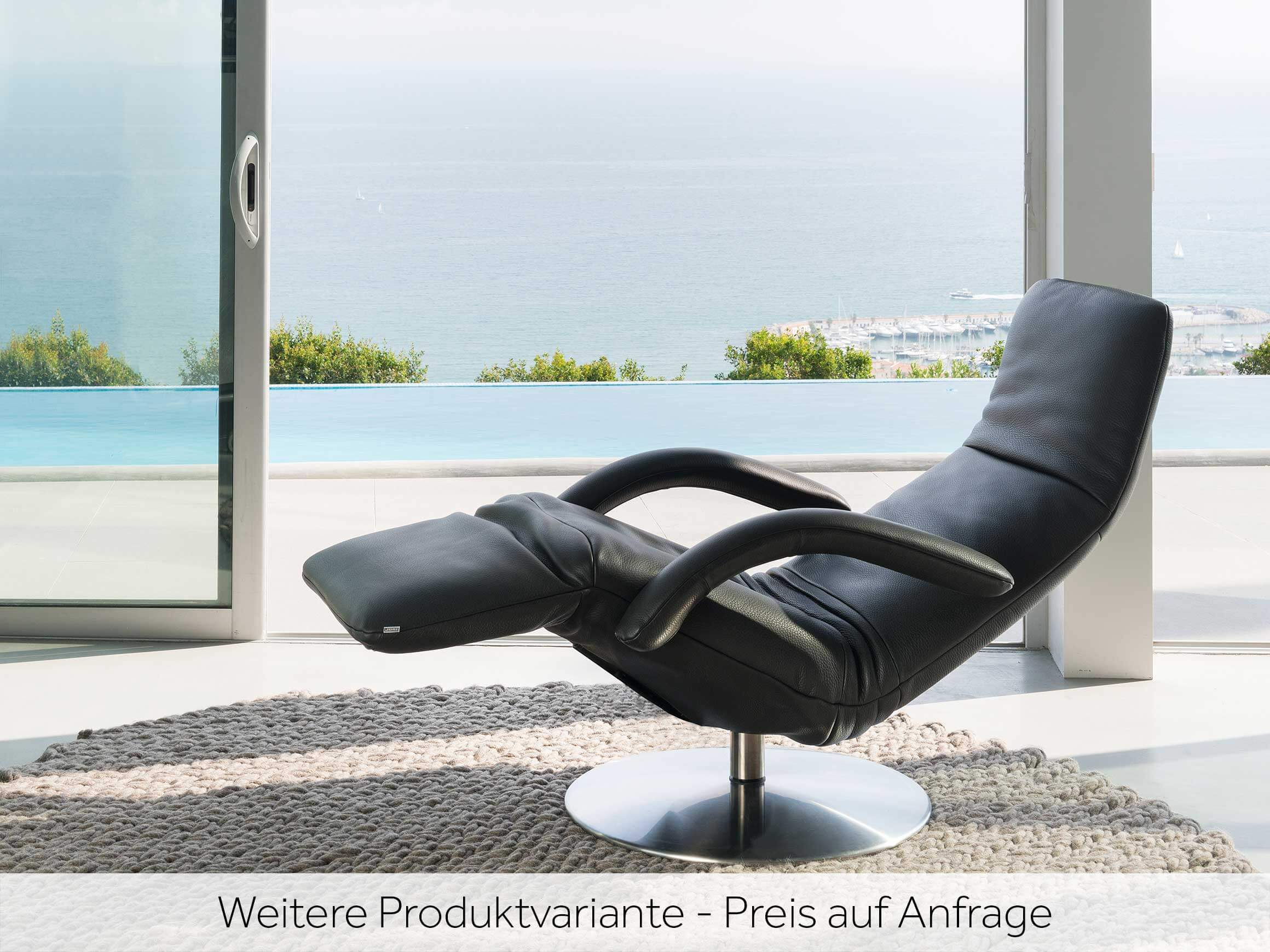 Relaxsessel Yoga Jr-3390, Leder, b 72 cm t 82/152-165 cm h 115 cm