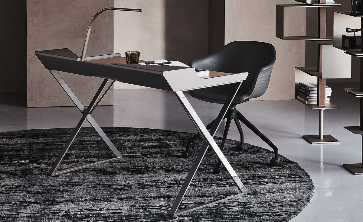 Schreibtisch Qwerty Cattelan / Farbe: Graphit