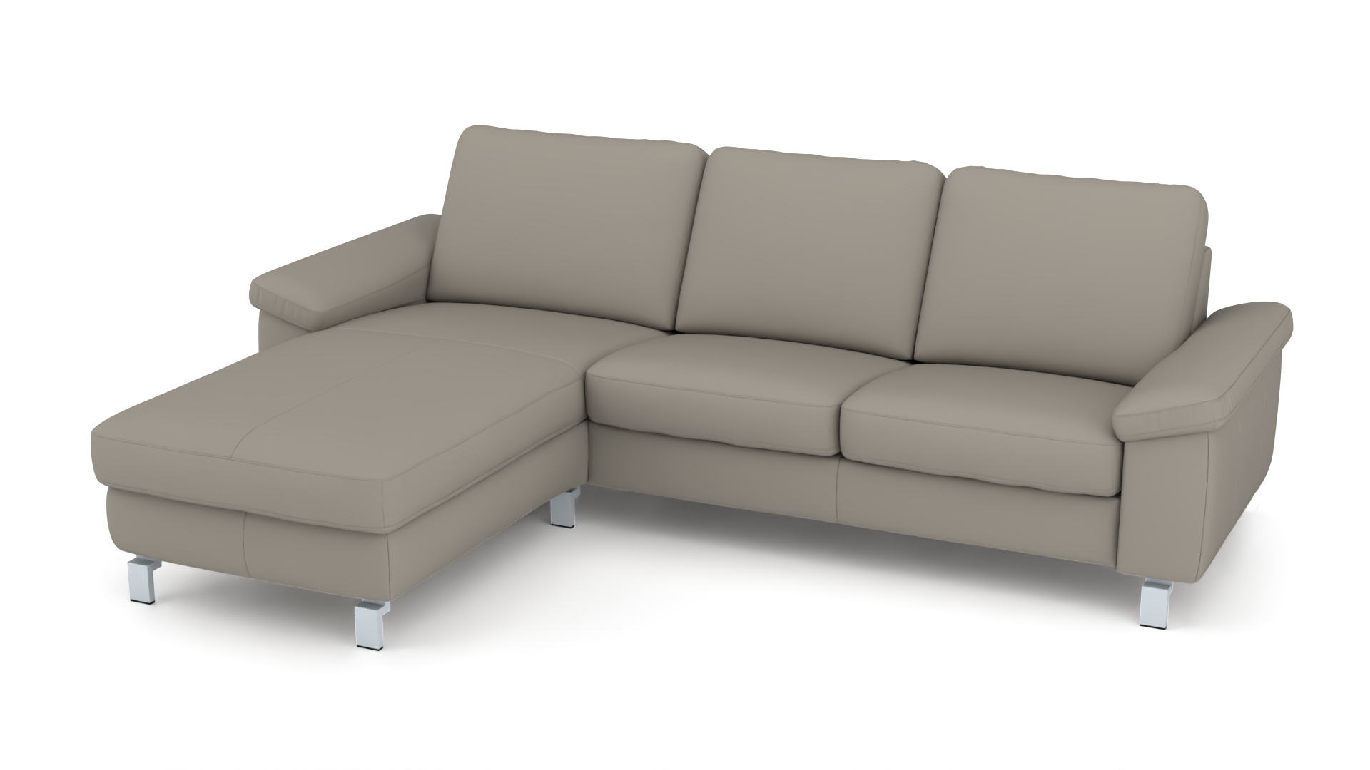 Ecksofa Cagliari Plus Candy / Farbe: Beige