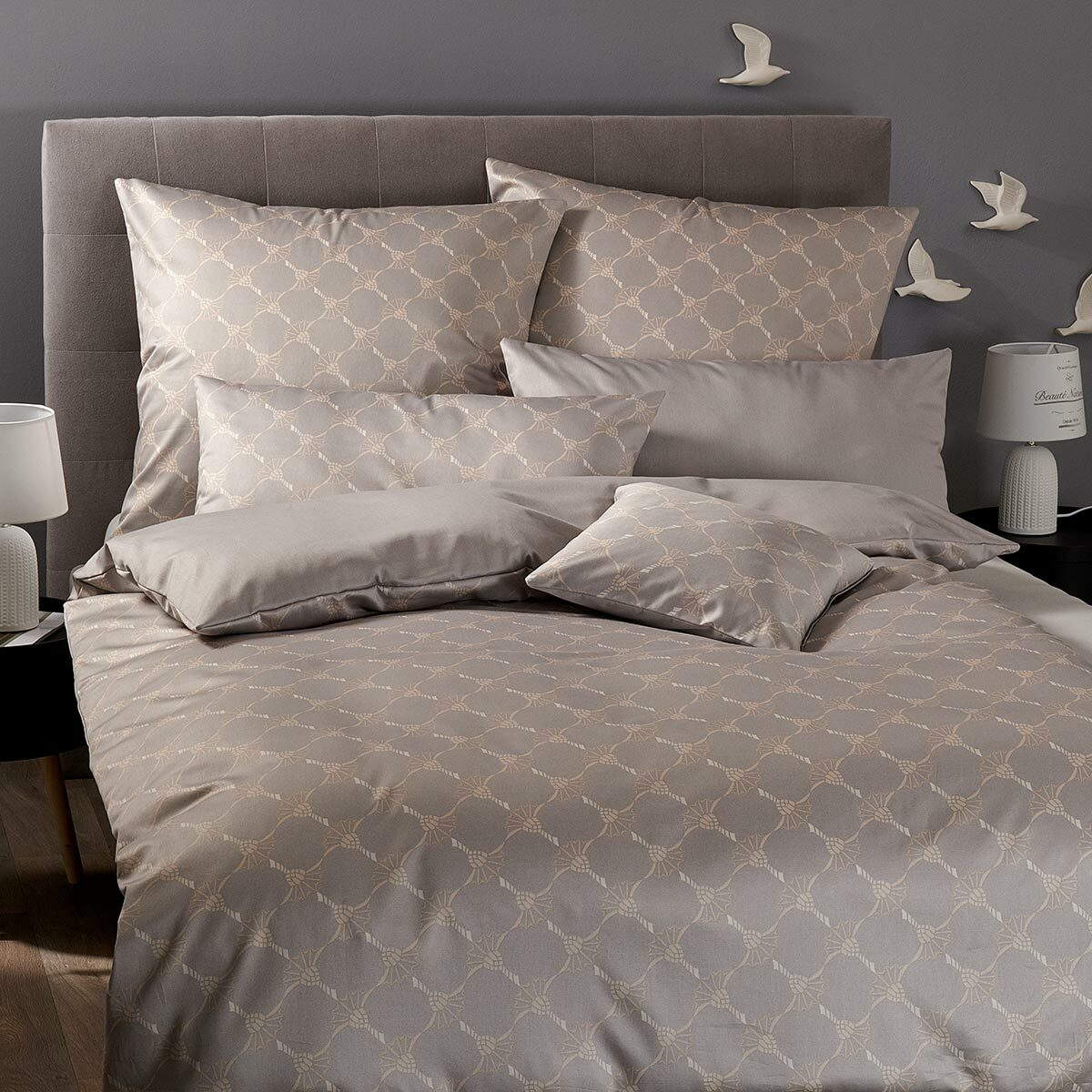 Kissenbezug Cornflower, Sand, Allover Elegante