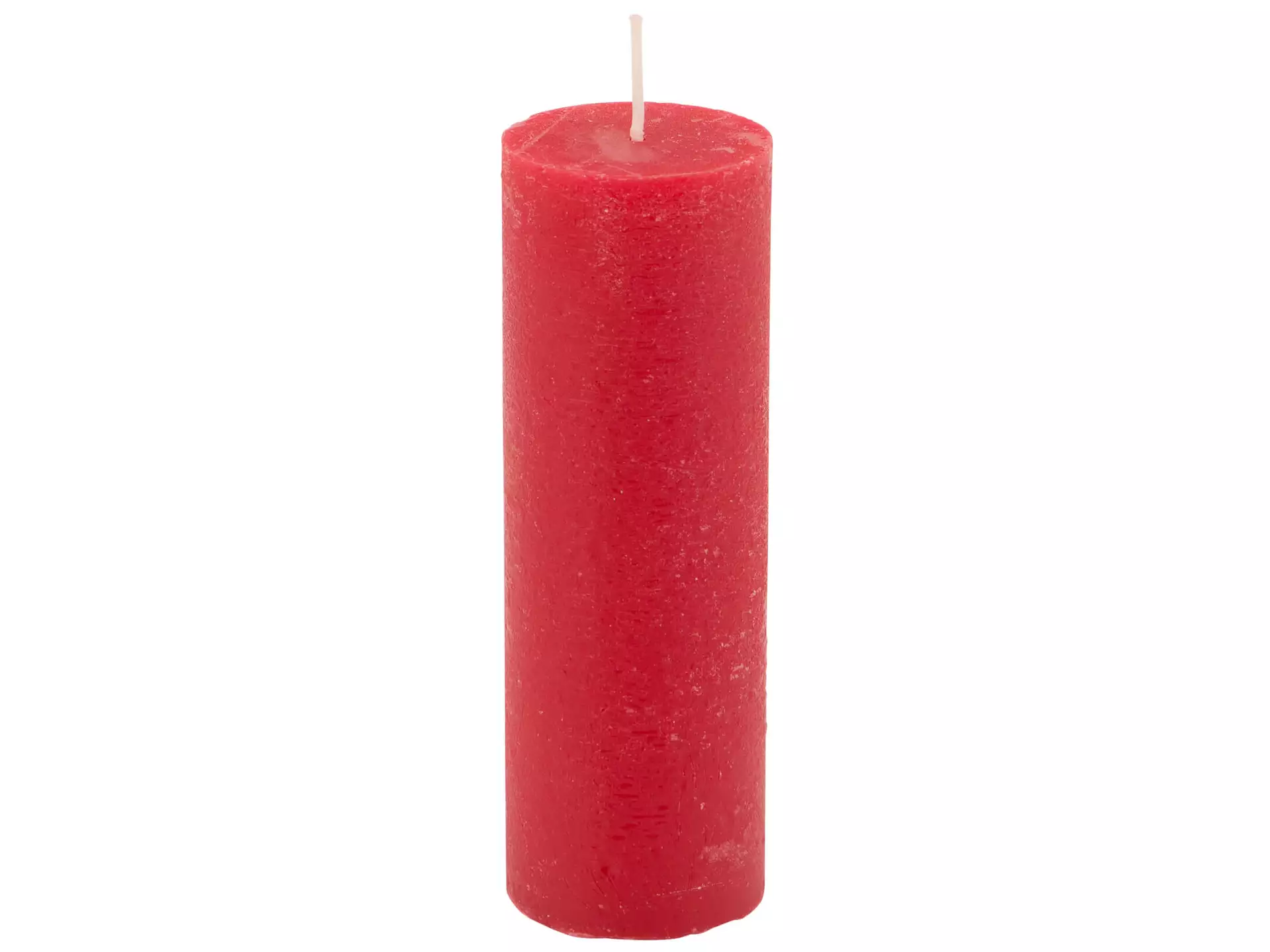 Kerze, Brenndauer 35 Std., Rot, Durchmesser 5 cm h 15 cm