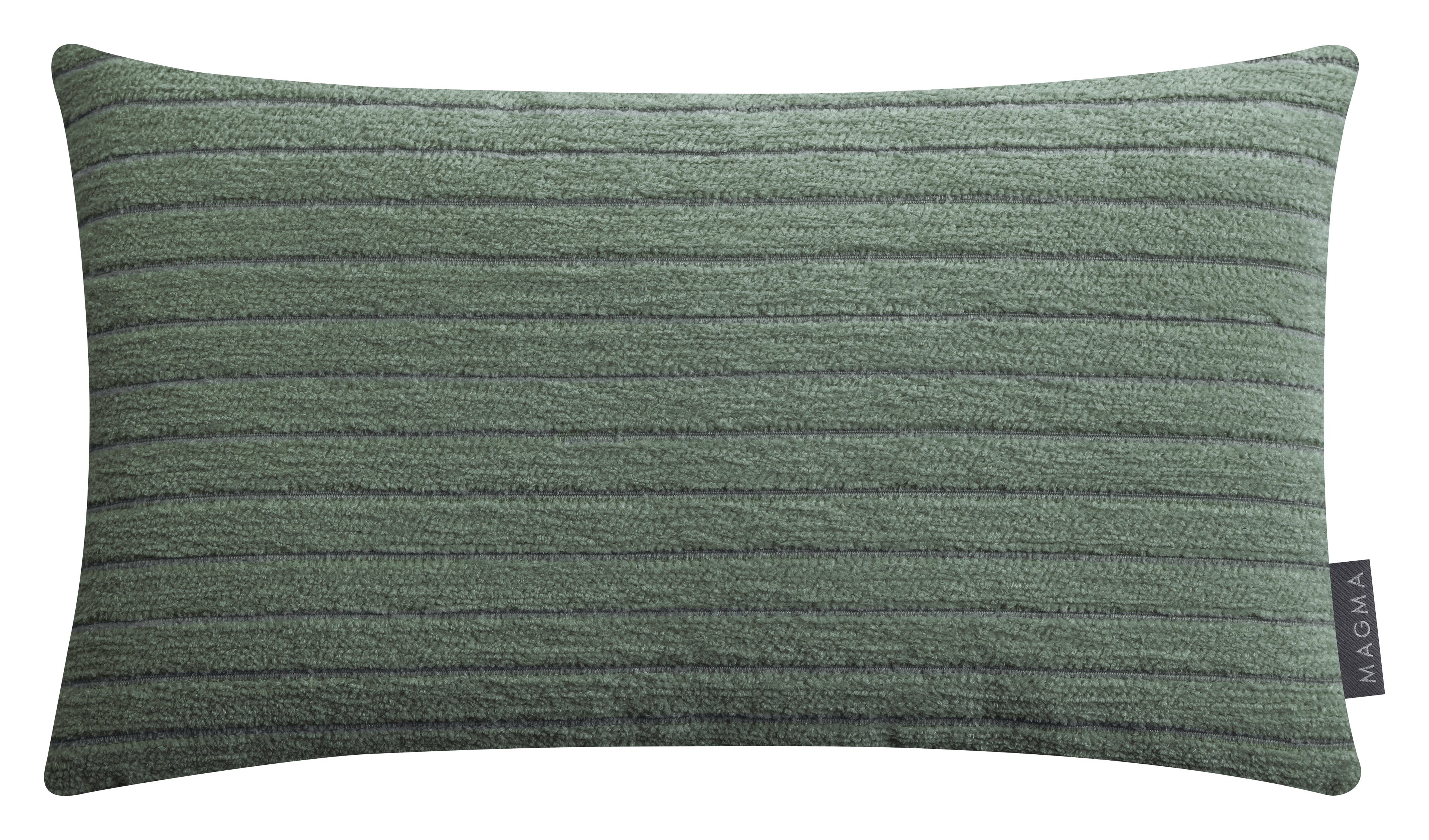 Magma Kissenhülle Stripy, Dunkelgrün 50x30 cm Grün | Schubiger Möbel