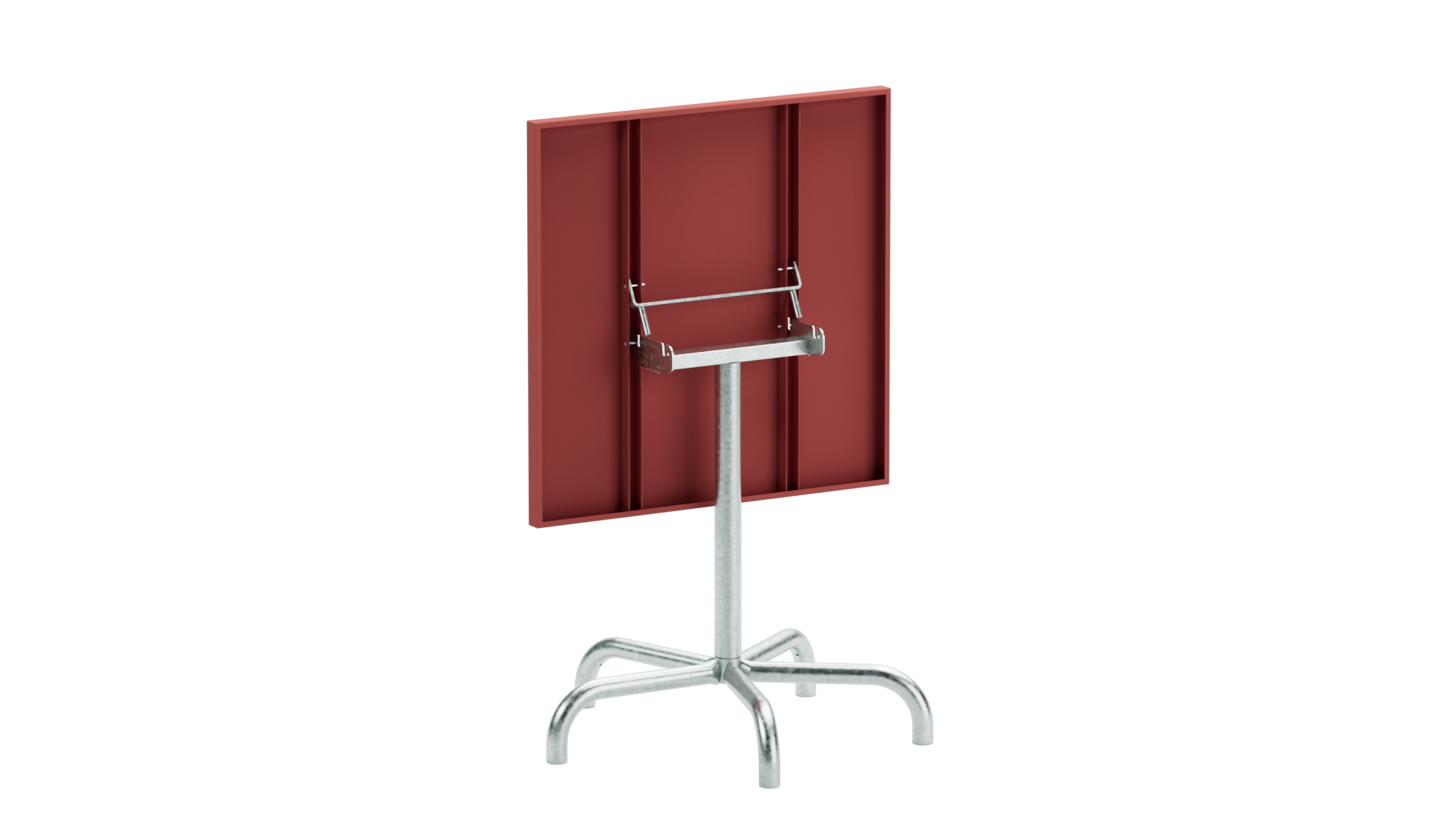 Metalltisch Säntis Quadratisch von Schaffner / Farbe: Buchsbaumgelb / Grösse: 70 x 70 cm