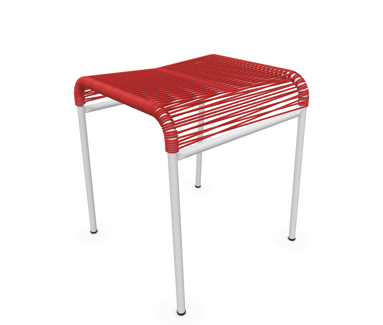 Schaffner Spaghetti-1er-Hocker Säntis Hoch Rot | Schubiger Möbel