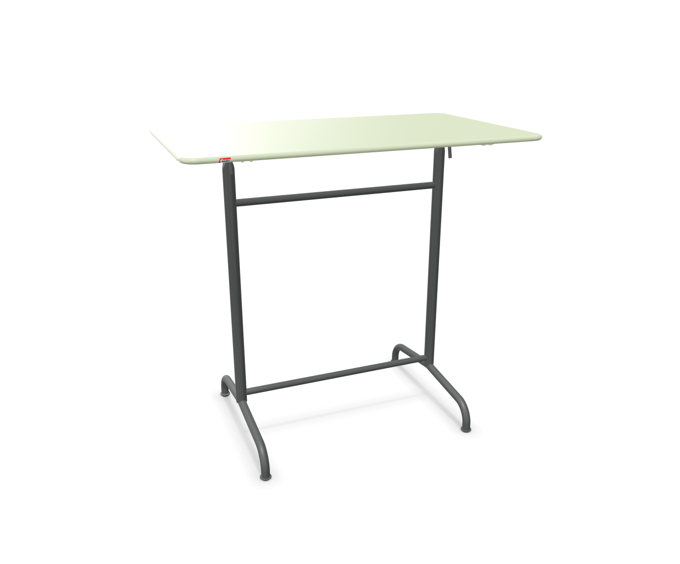Metall-Stehtisch Rigi von Schaffner / Farbe: Pastellgrün / Grösse: 120 x 70 cm