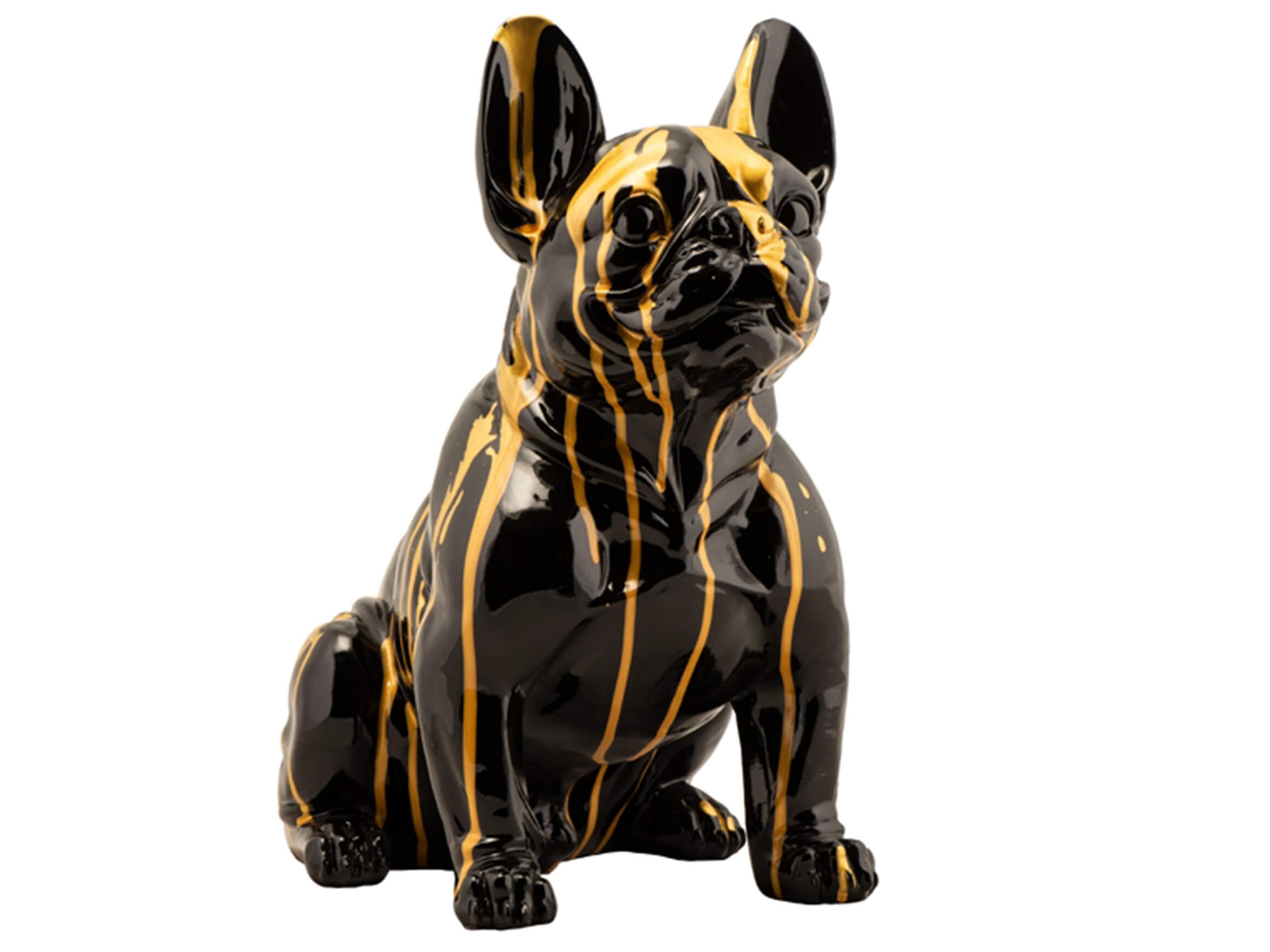 Skulptur Sitzende Bulldogge i image LAND