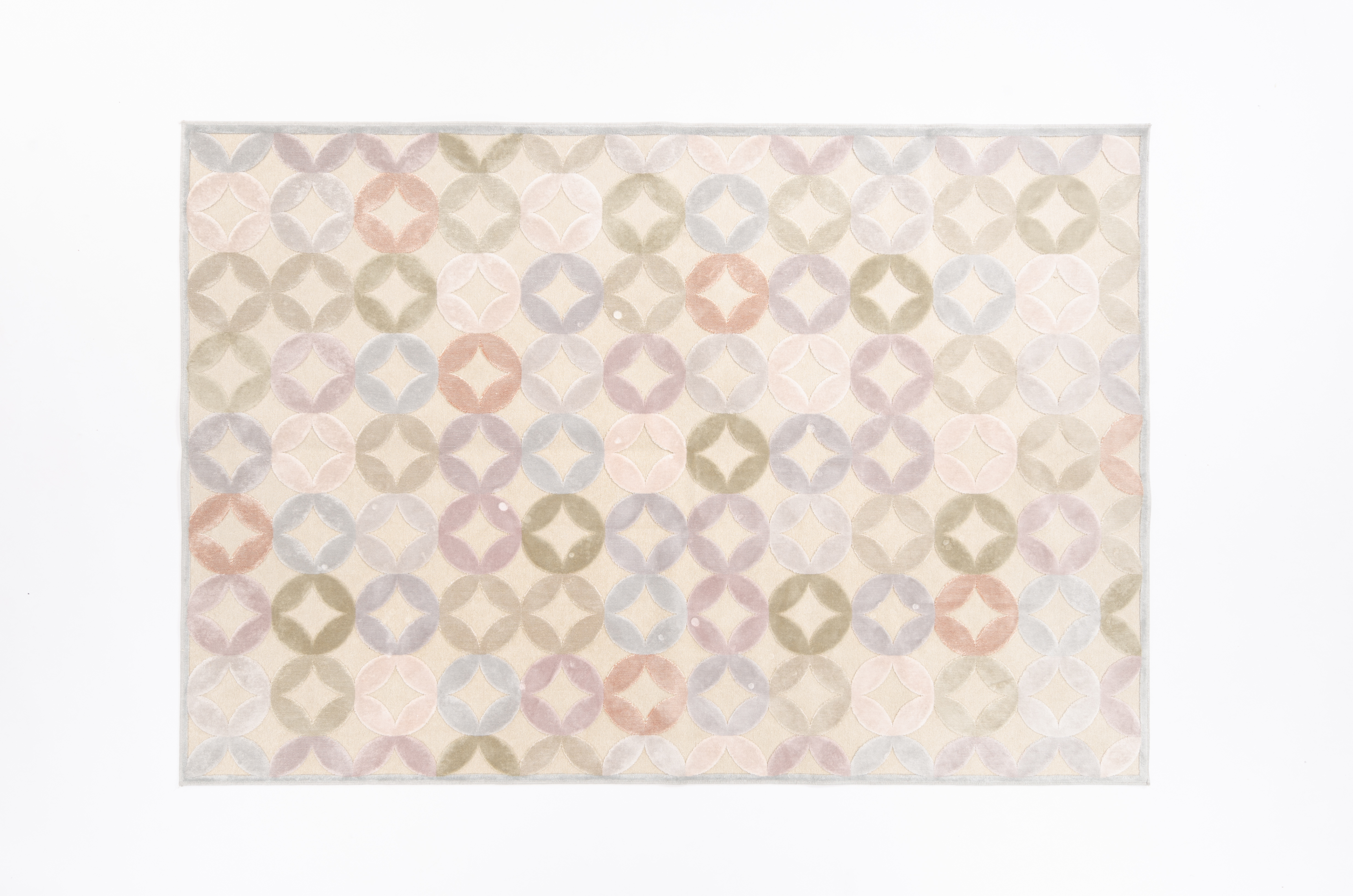 Moderner Maschinenteppich Mecano 2 Negra/ Farbe: Grau / Masse (BxT) :160x230 cm