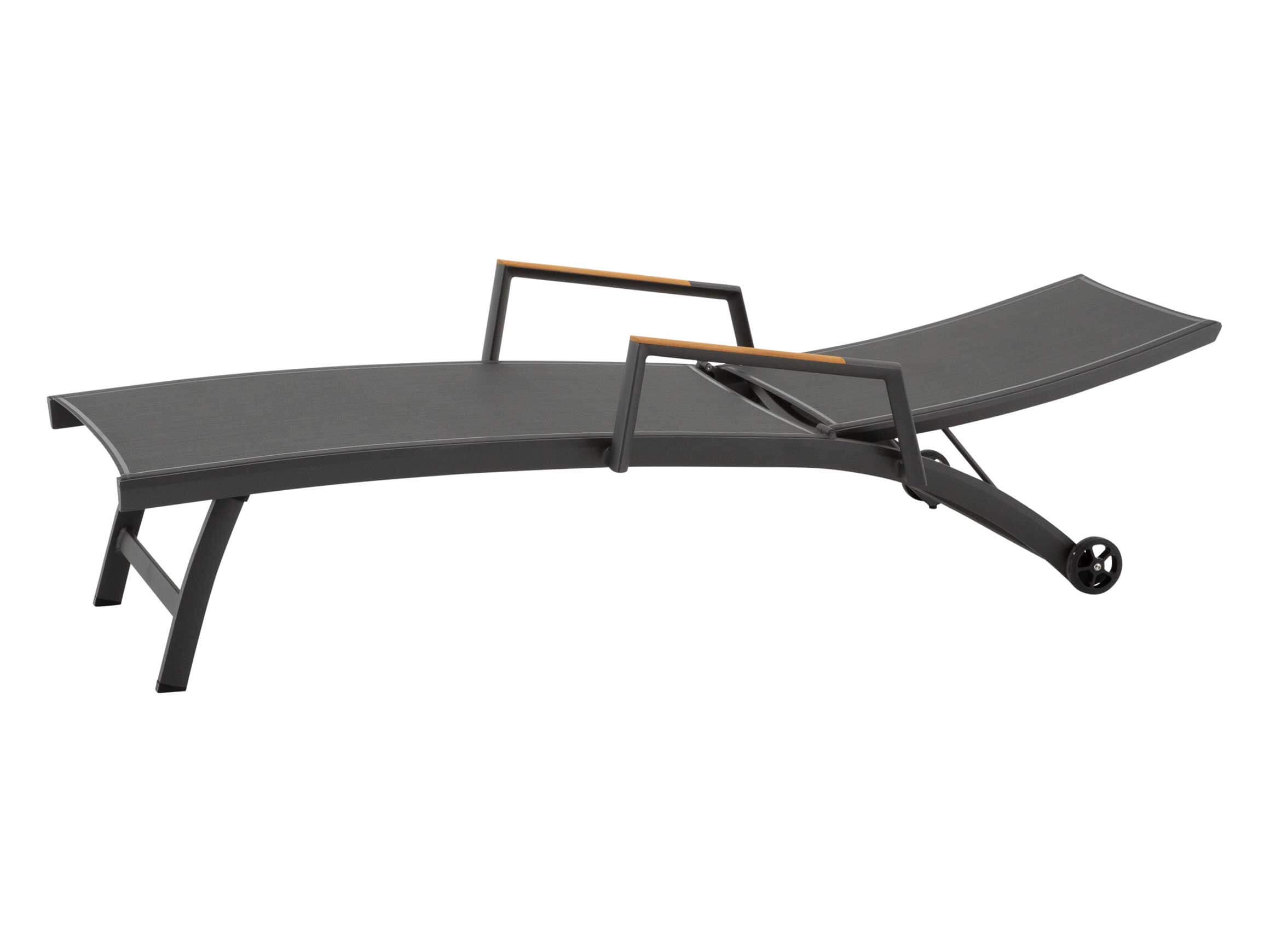 Gartenliege Fly Graphit von Blaser und Trösch