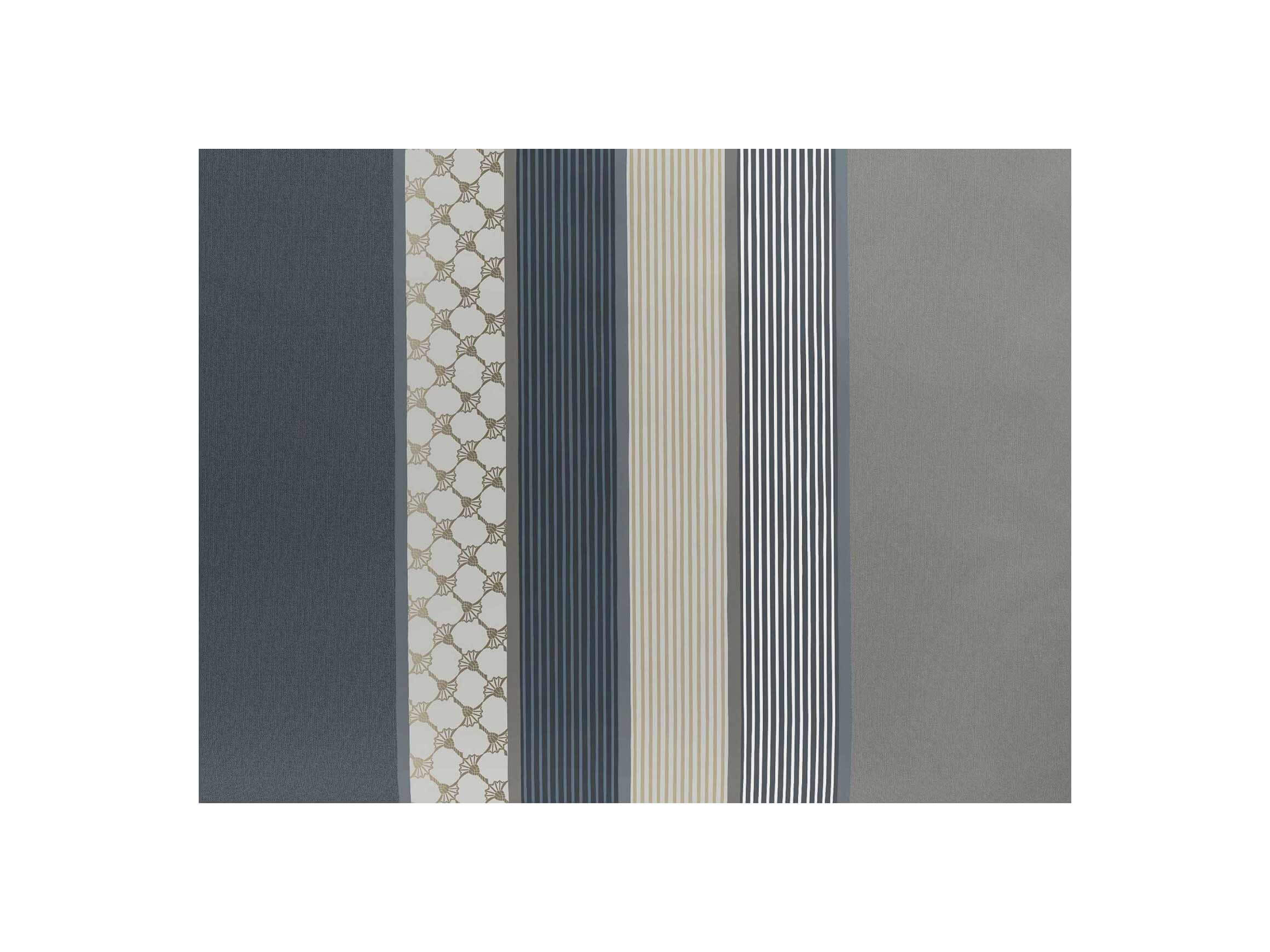 Duvetbezug Cornflower Stripes Deep Coal, Mako-Satin