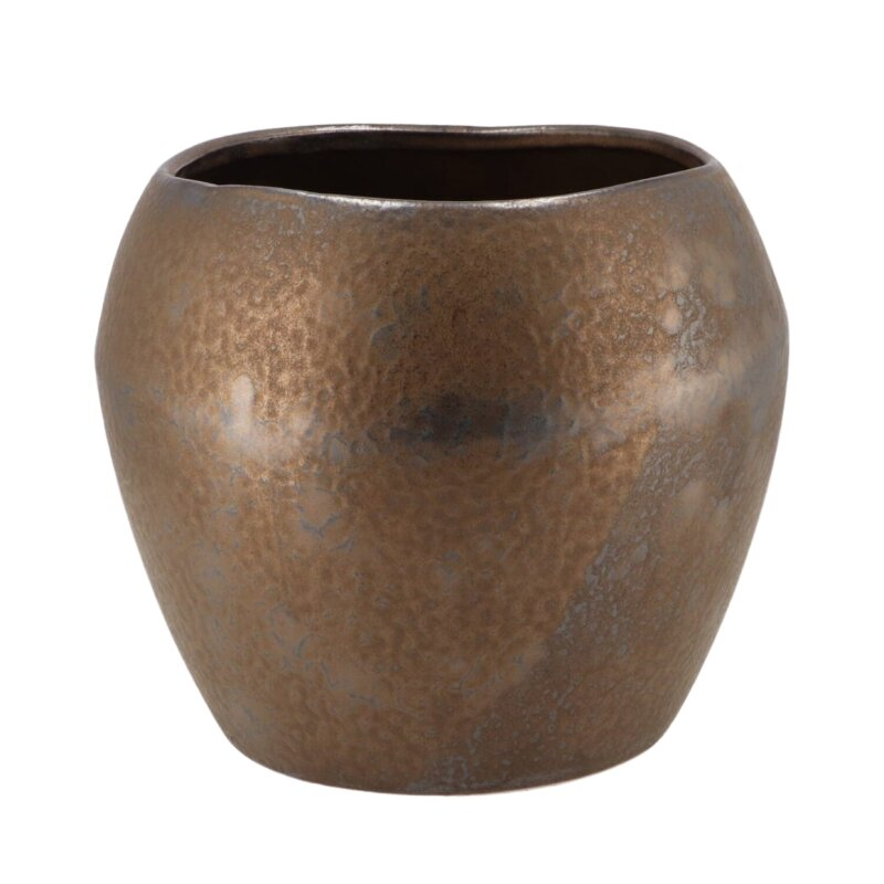 Decofinder Pflanzgefäss Amarah Bronze xl  | Schubiger Möbel