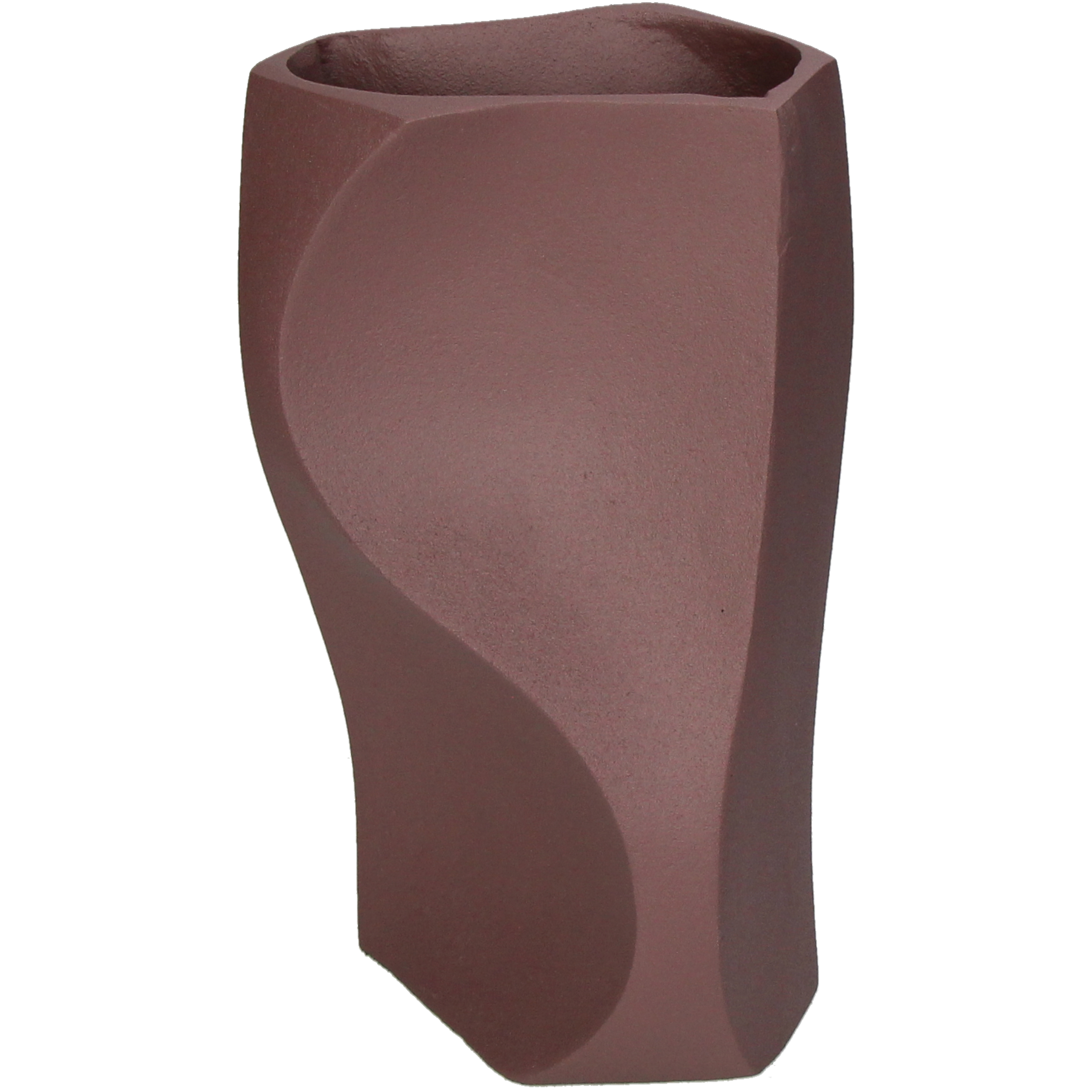 Vase Aluminium, Mauve H: 24 cm Kersten