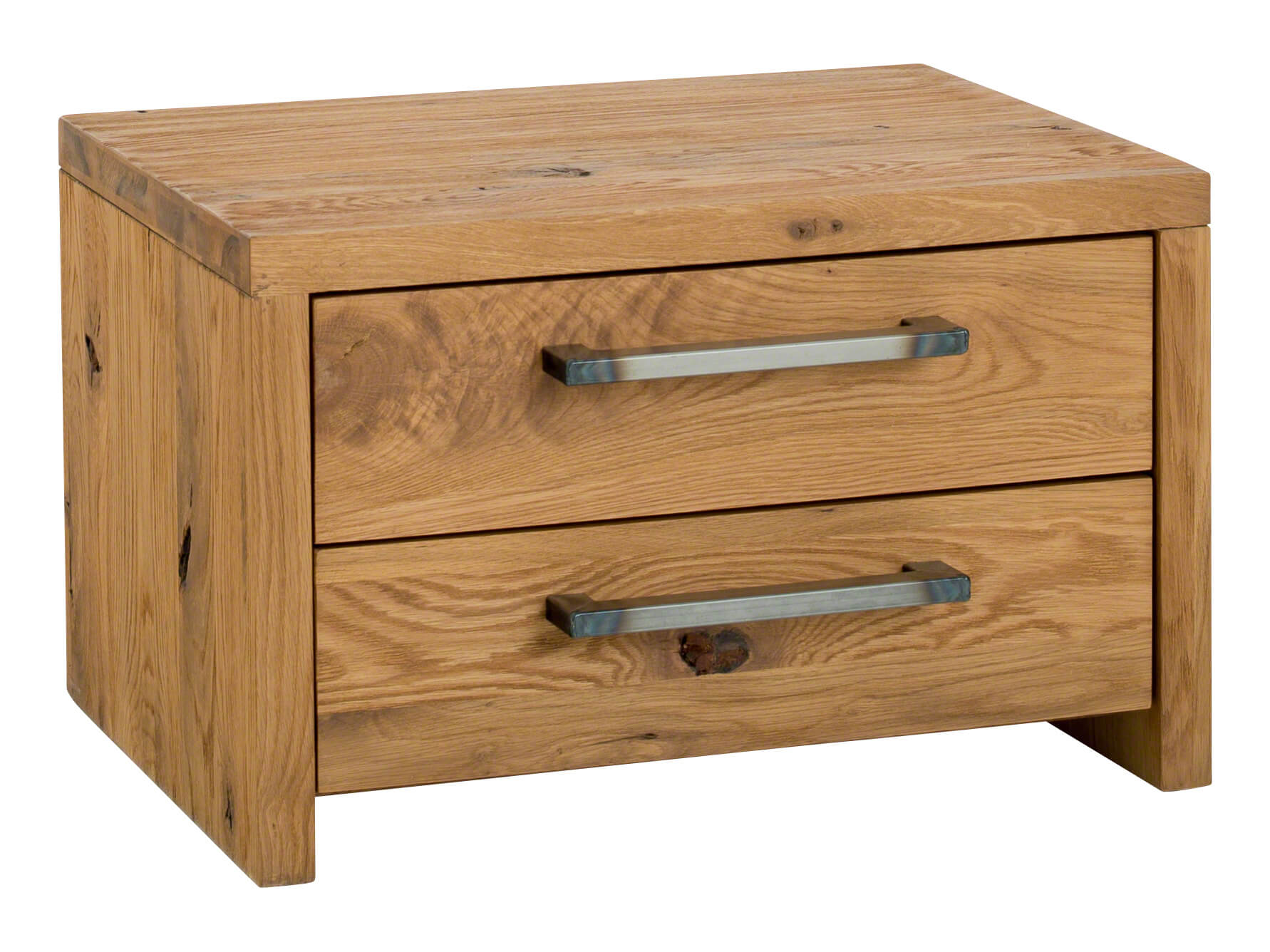 Hasena Nachttisch Oak-Wild Holzfarbig | Schubiger Möbel