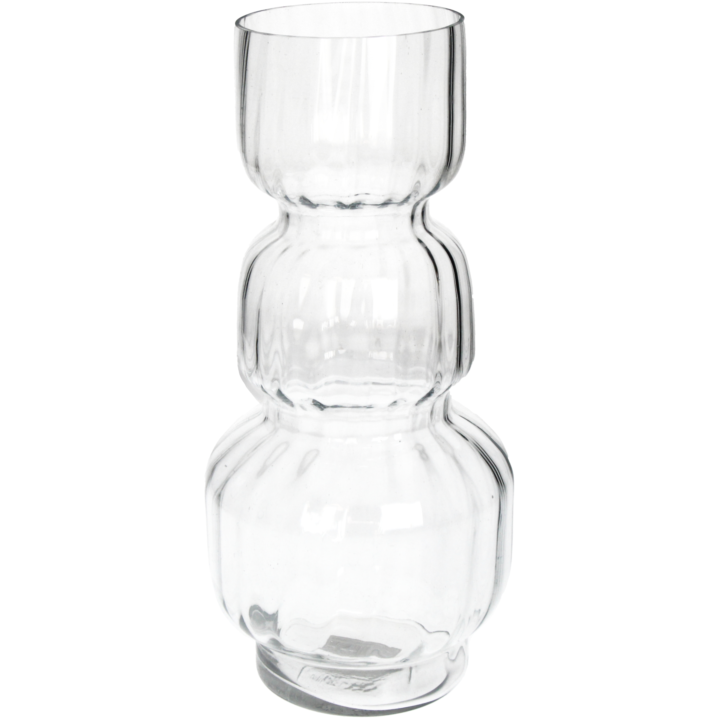 Vase Glas H: 31 cm Kersten