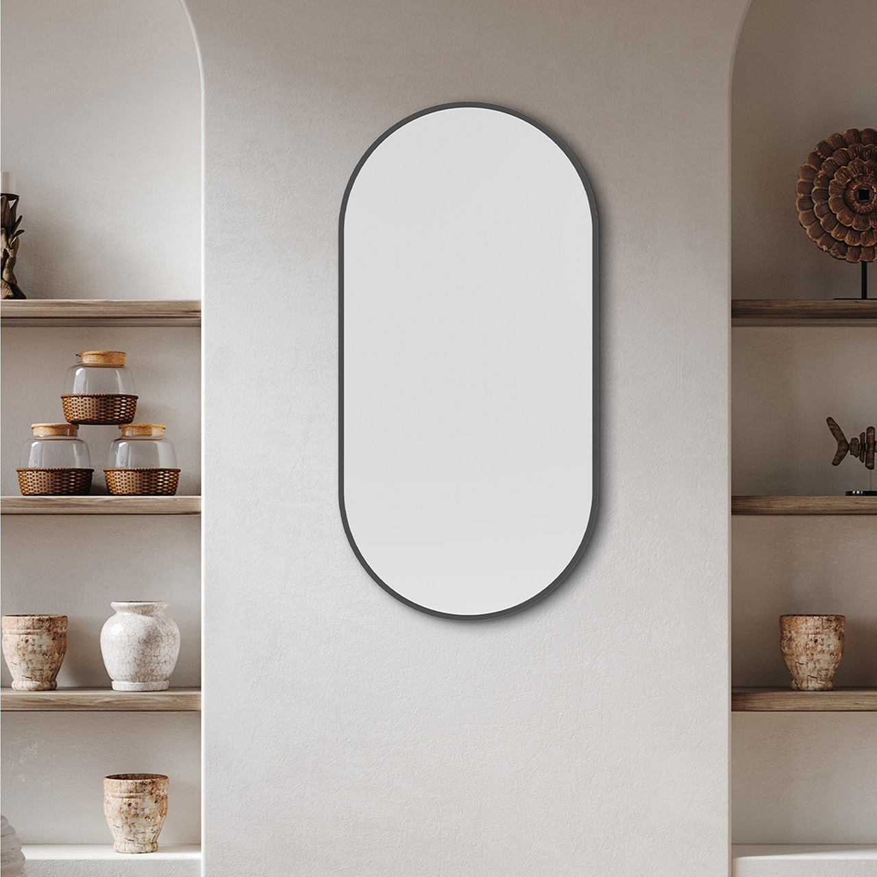 Oval Wall Mirror image LAND