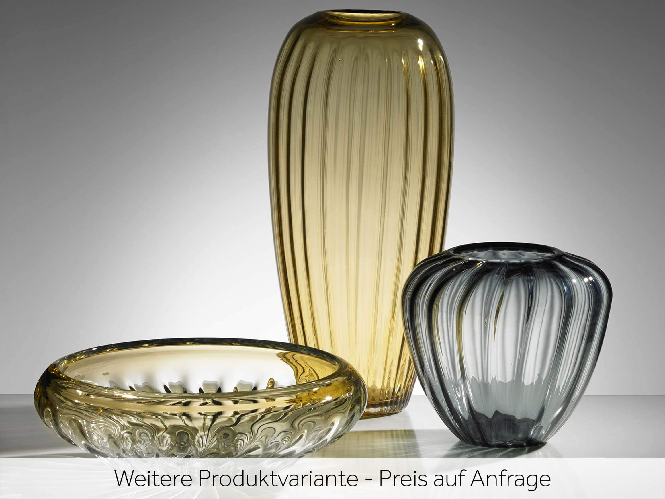 Vase Kula Bernstein H: 24 cm Kaheku