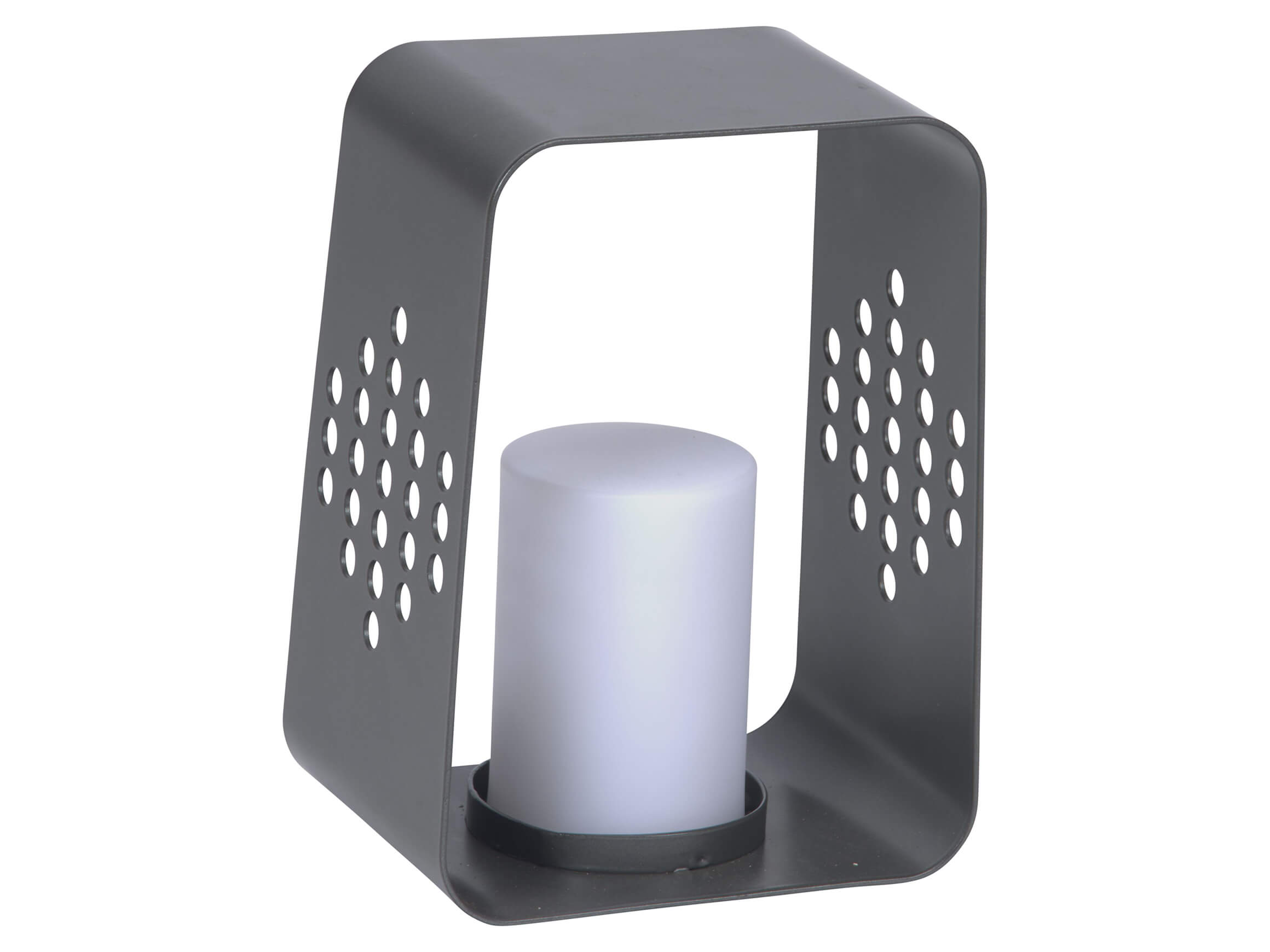 LED-Leuchte Anthrazit B: 22 cm Stern