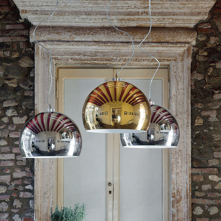 Calimero hanging lamp Cattelan / colour: chrome