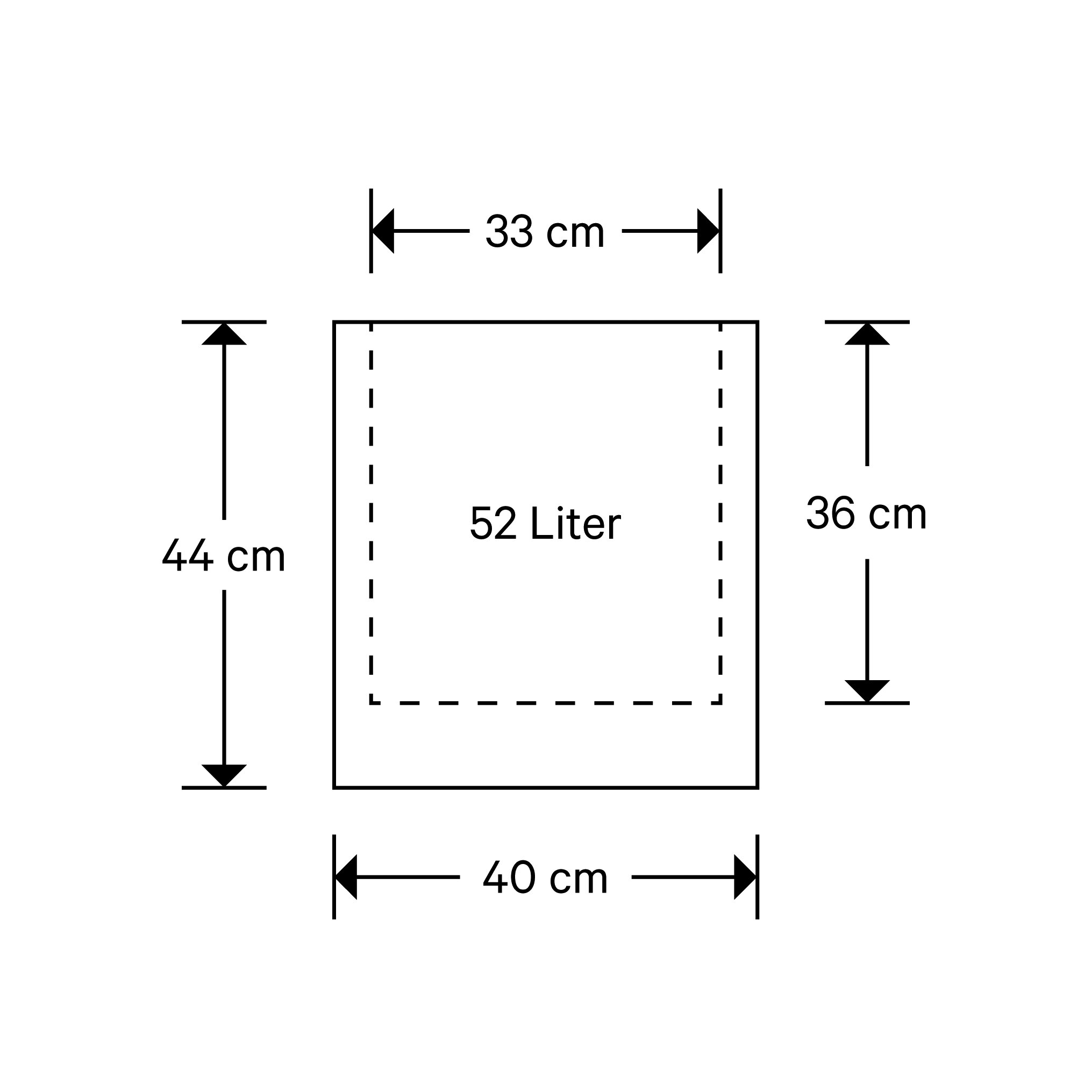 Cubic, Cream H : 44 cm