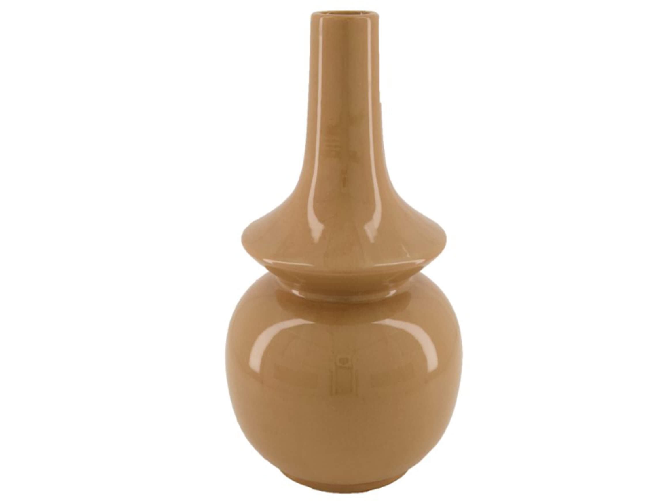Vase Pagode, Braun H: 34 cm Dijk