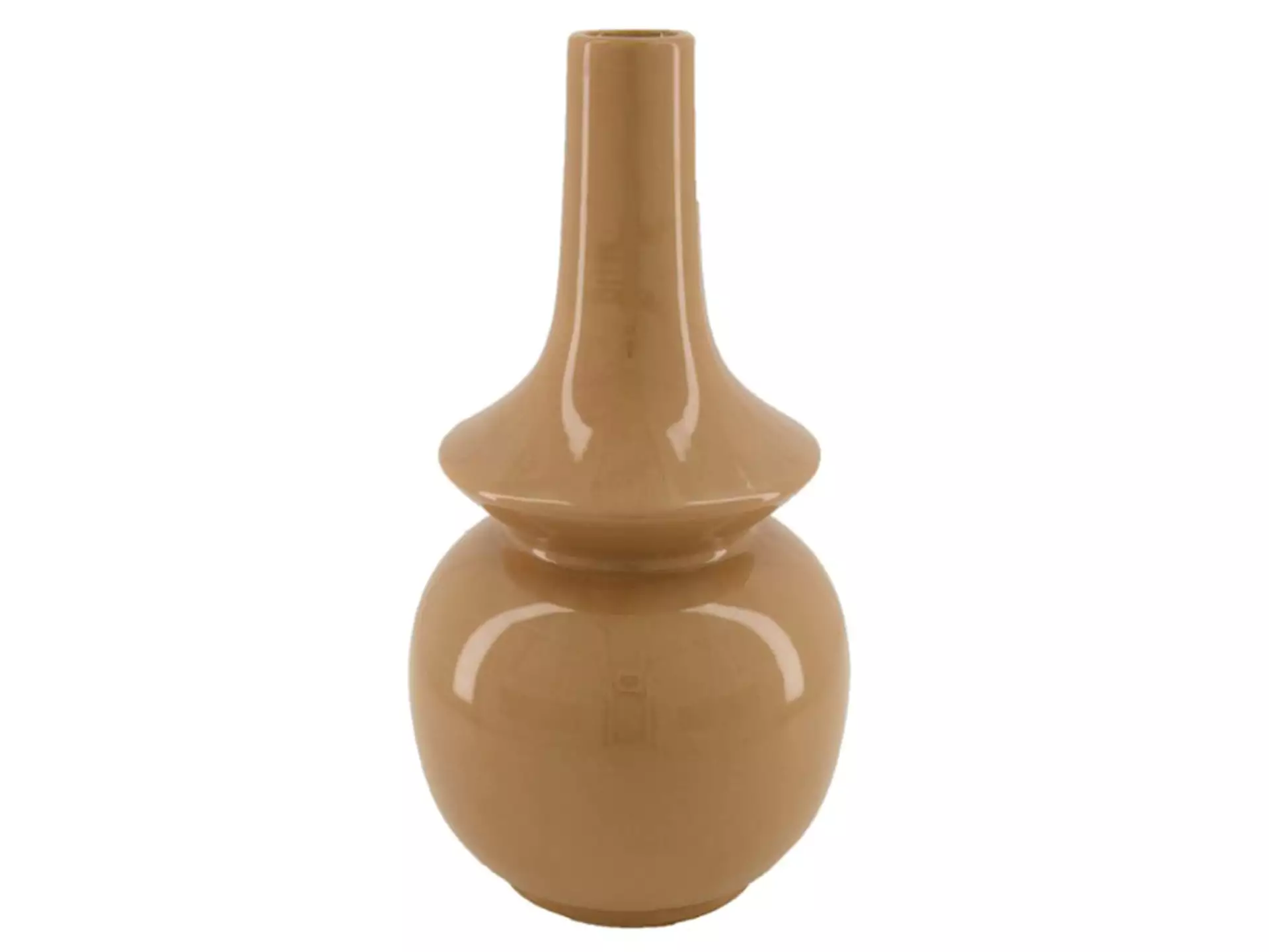 Vase Pagode, Braun H: 34 cm Dijk
