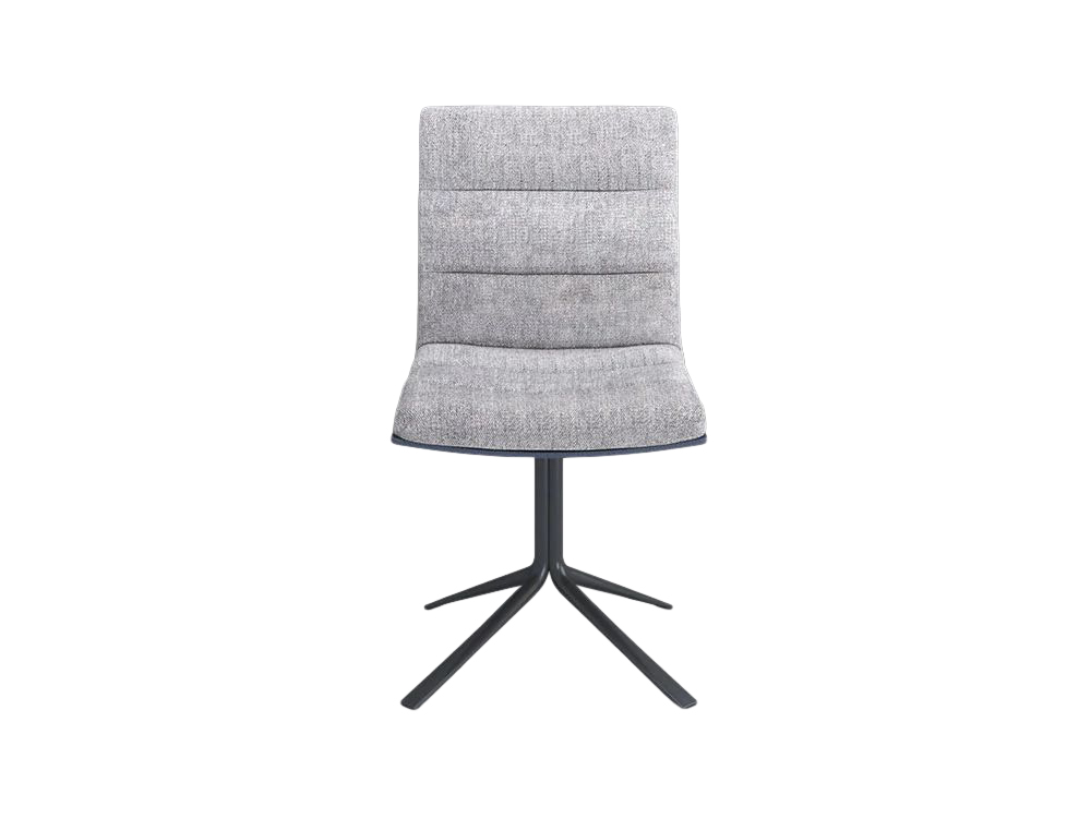 Stuhl 18Hundert Wimmer / Farbe: Schiefergrau / Bezugsmaterial: Stoff