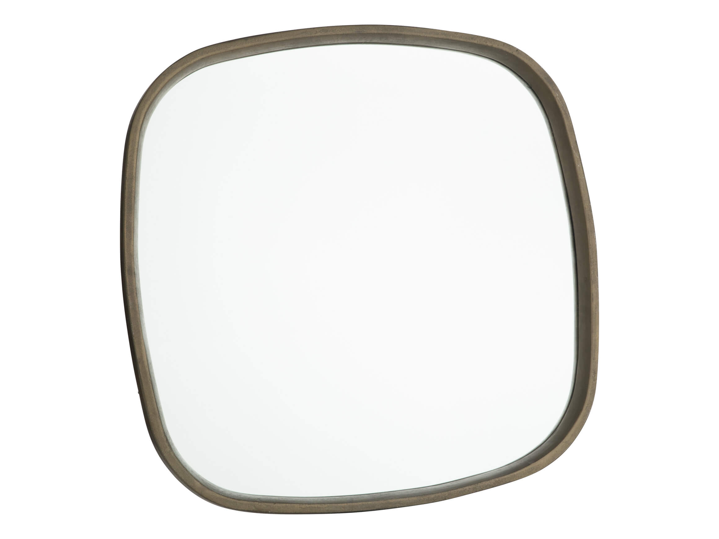 Wandspiegel Brass Hoch, Rahmen Alu Blau, BxTxH 31x5x60 cm