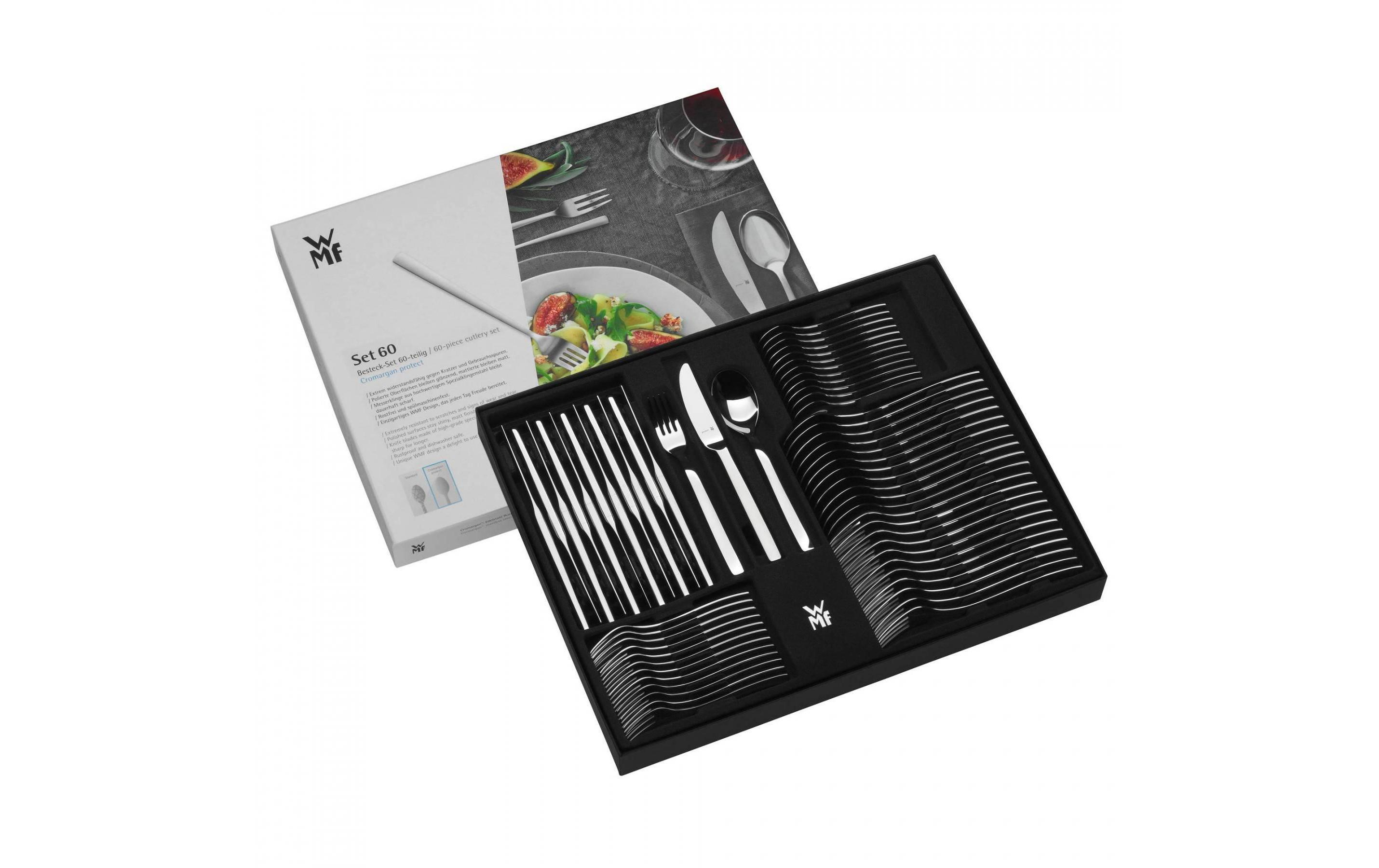 Besteck-Set Alteo, 60-teilig von WMF / Farbe: Silber