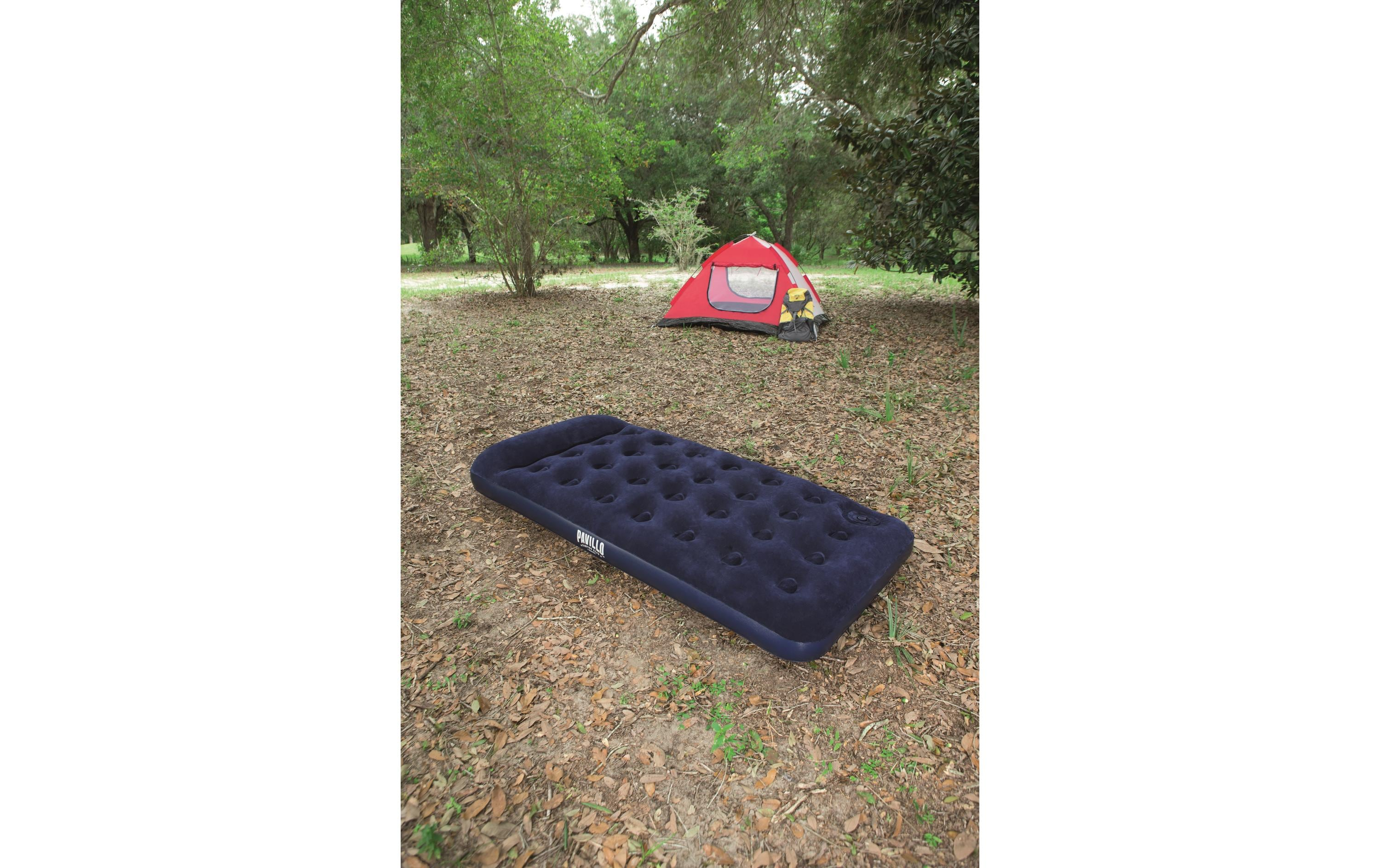 Luftbett Twin Blau, 188x88 cm – erhöhte Bauform