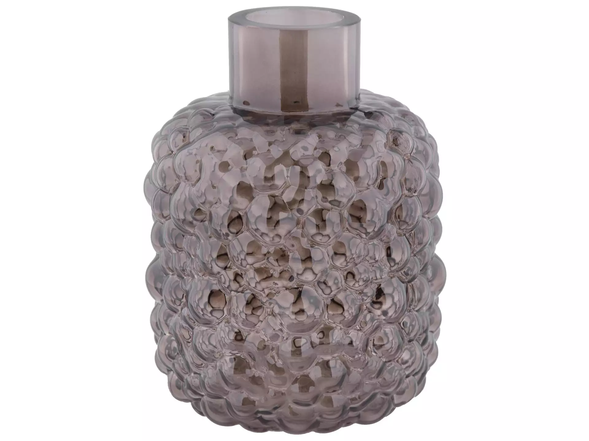 Vase Glas Schwarz D: 18 cm Decofinder