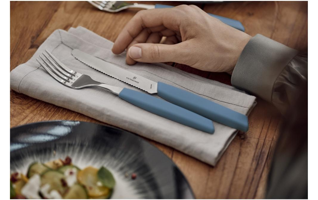 Besteck-Set Swiss Modern, 12-teilig Von Victorinox Alltron / Farbe: Blau