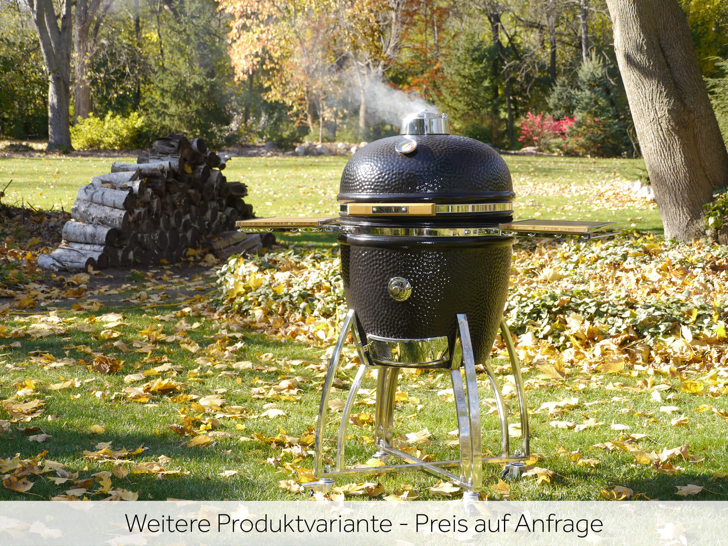 Keramik-Grill Saffire Platinum 13 Blaser und Trösch