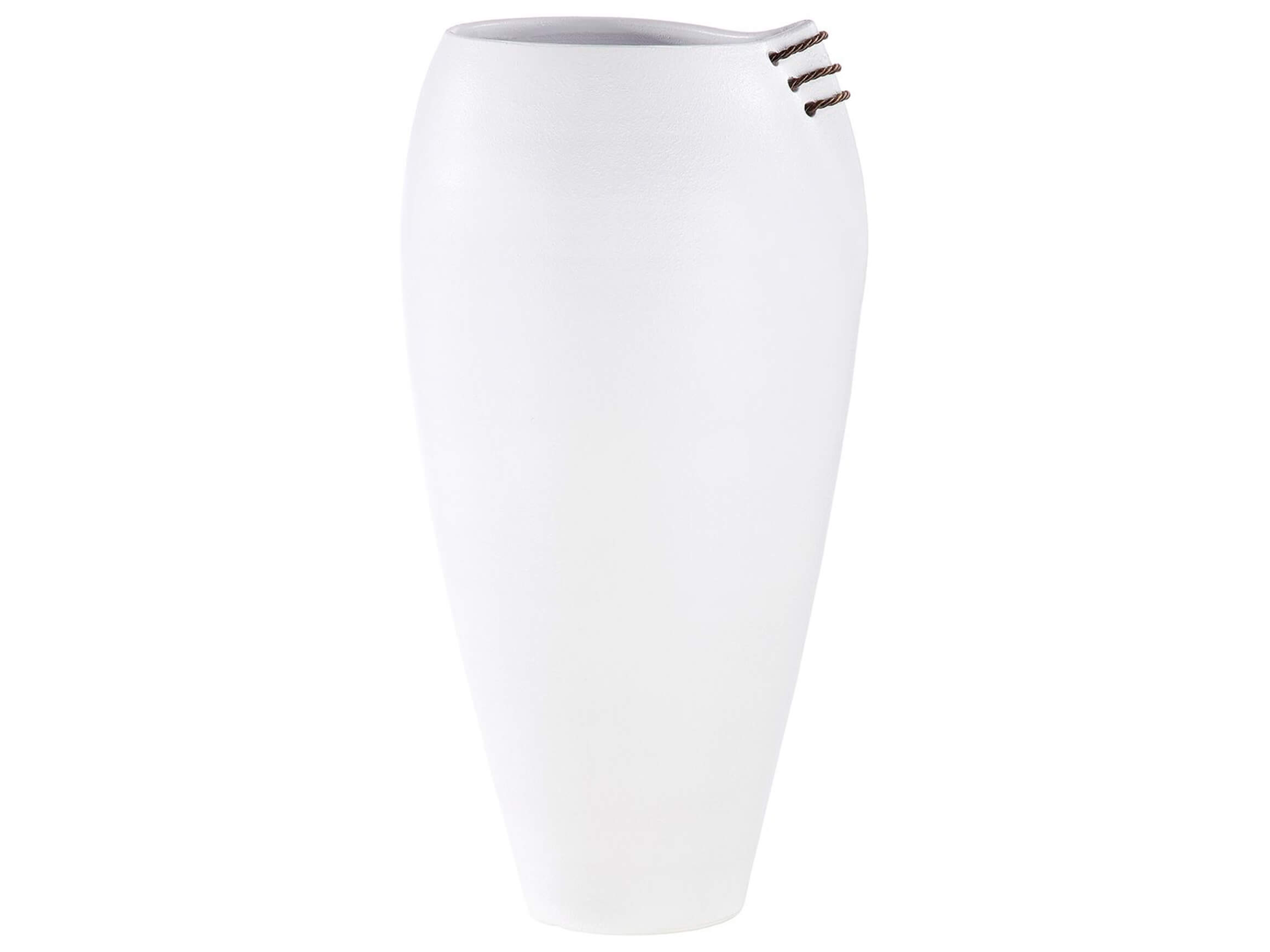 Gilde Vase Coimbra Weiss H: 80 cm  | Schubiger Möbel