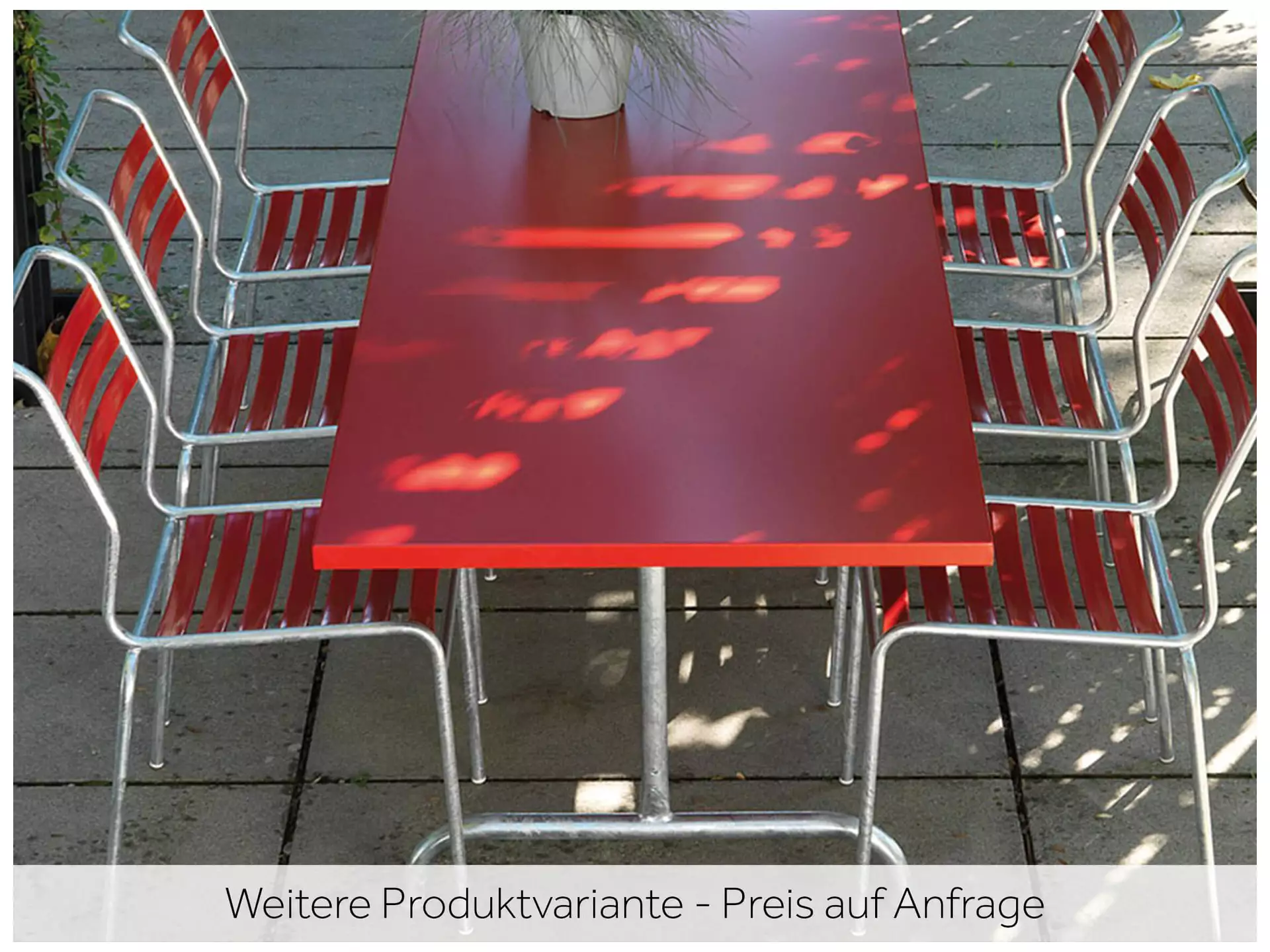 Lättlistuhl Säntis Schaffner / Farbe: Rot / Material: