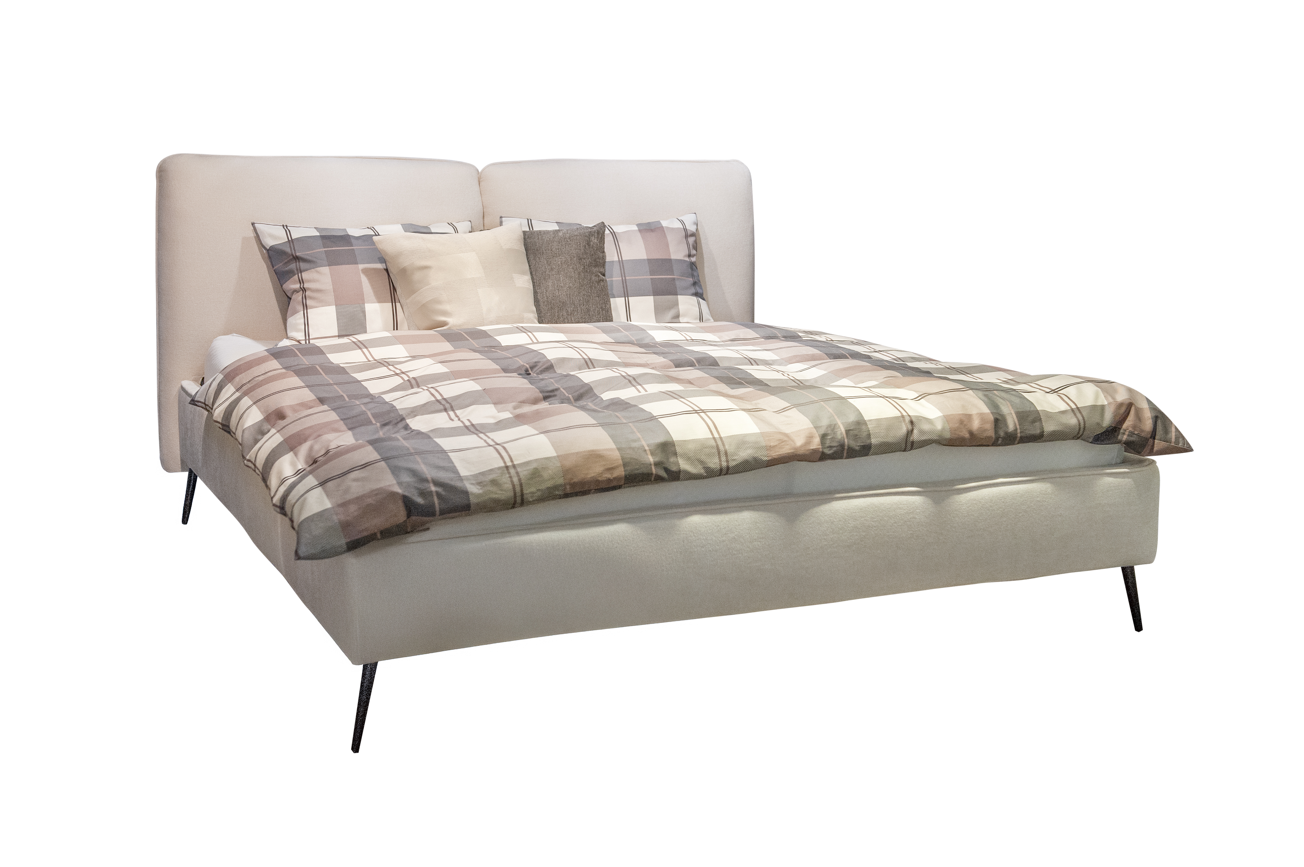 Polsterbett Inter Meise / Farbe: Ivory