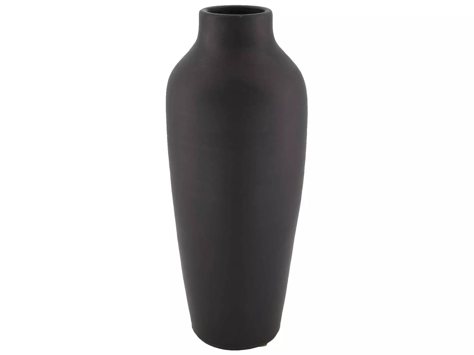 Vase Keramik Schwarz H: 12 cm Decofinder