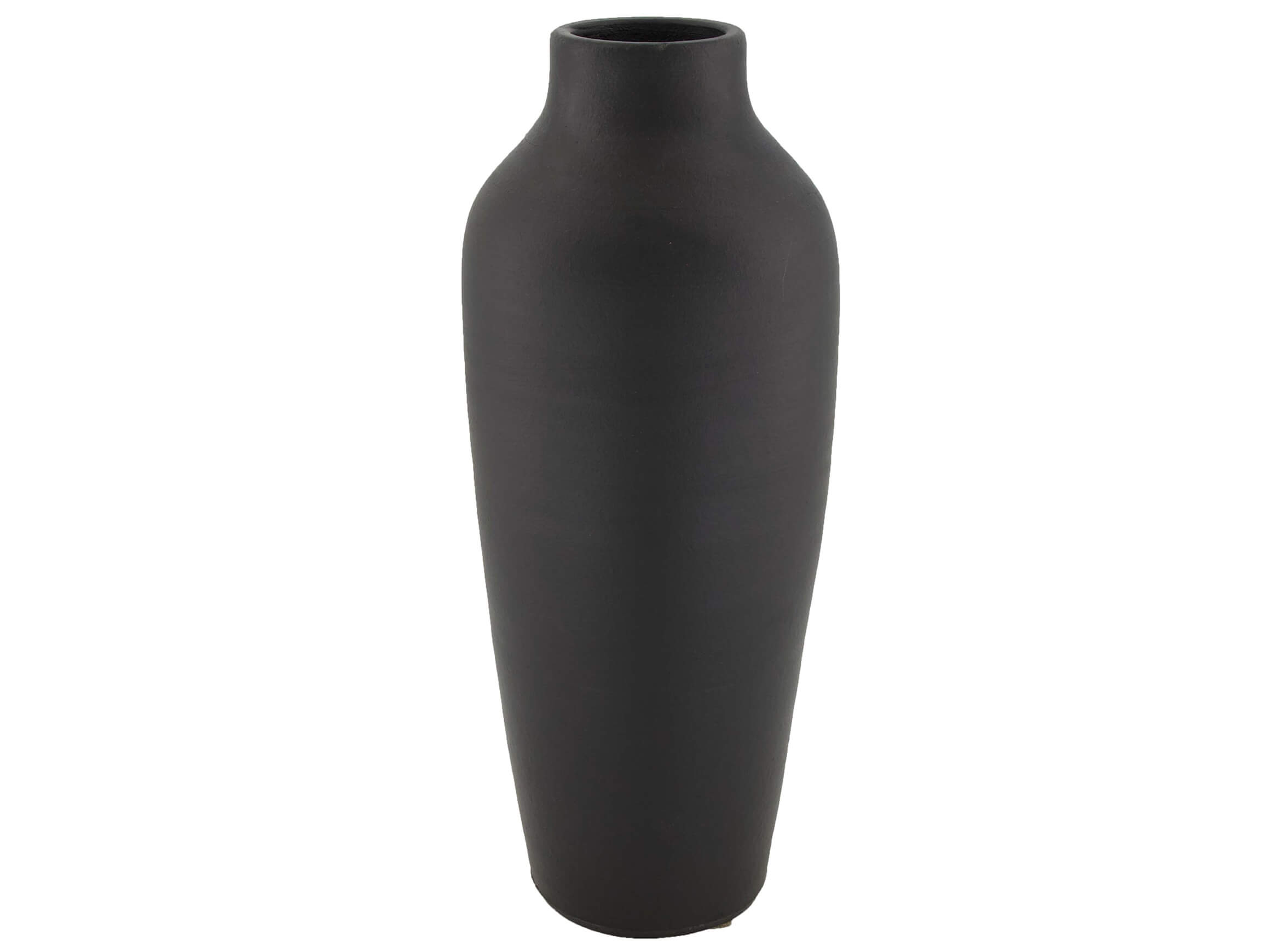 Vase Keramik Schwarz H: 12 cm Decofinder