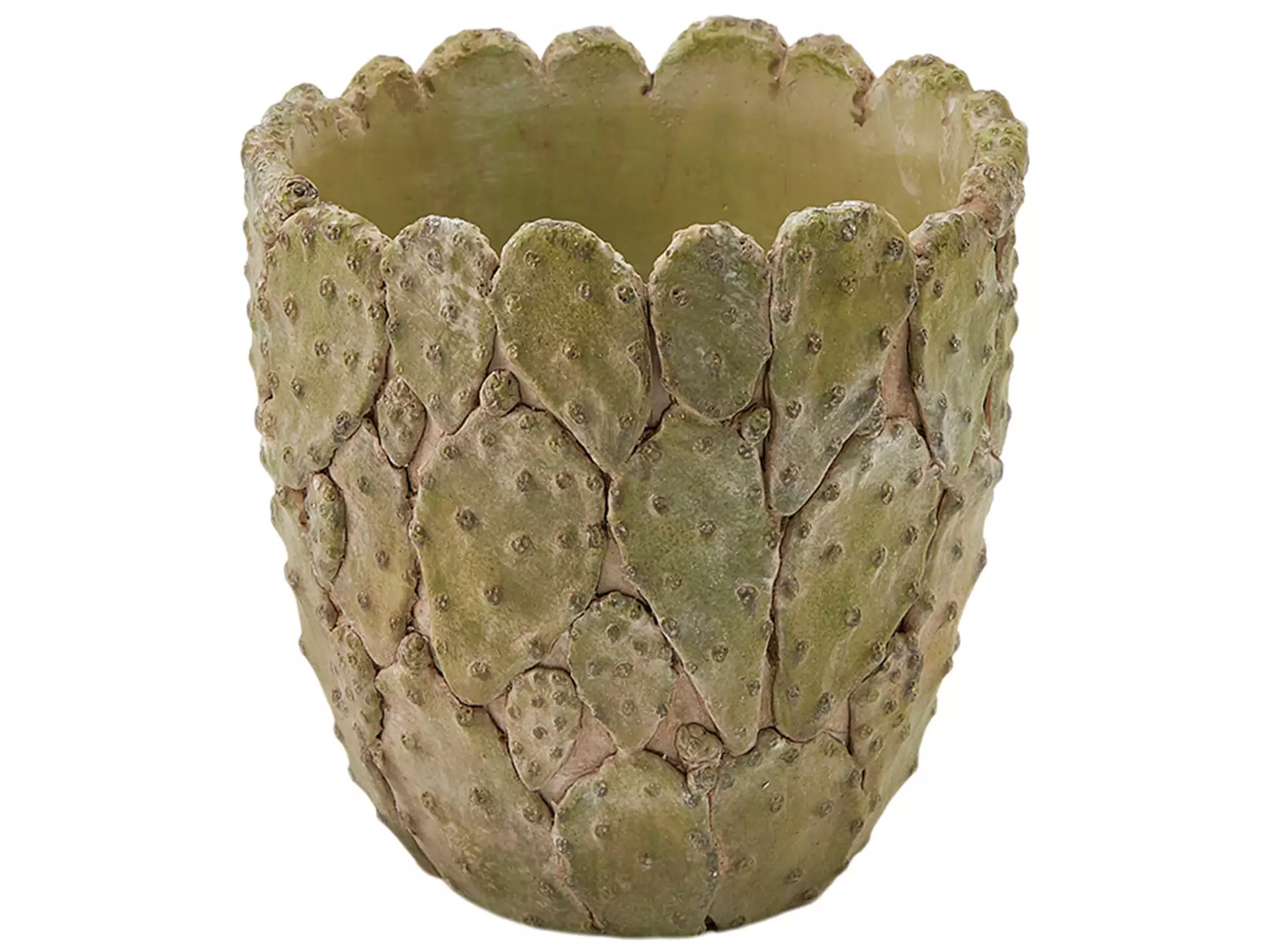 Gefäss Kaktusfeige Beton H: 19 cm Edg