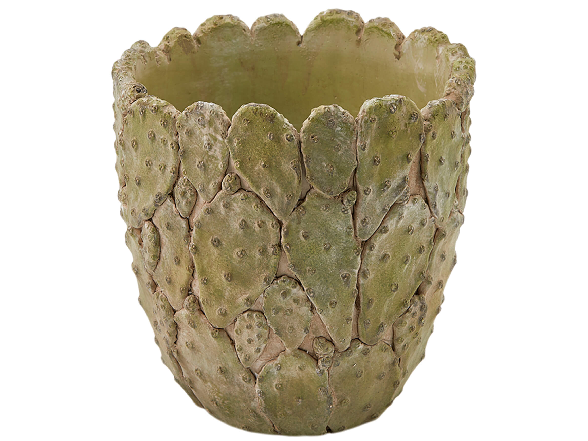 Gefäss Kaktusfeige Beton H: 19 cm Edg