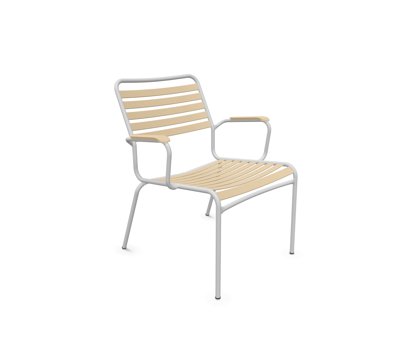 Lättli-Salonsessel Rigi mit Armlehnen von Schaffner / Farbe: Pastellbraun / Grösse: 69 x 72 cm