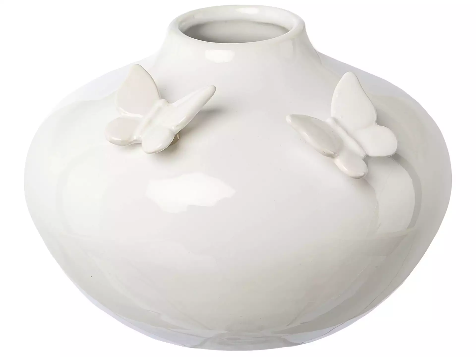 Vase Vase mit Schmetterling H: 11 cm Gasper