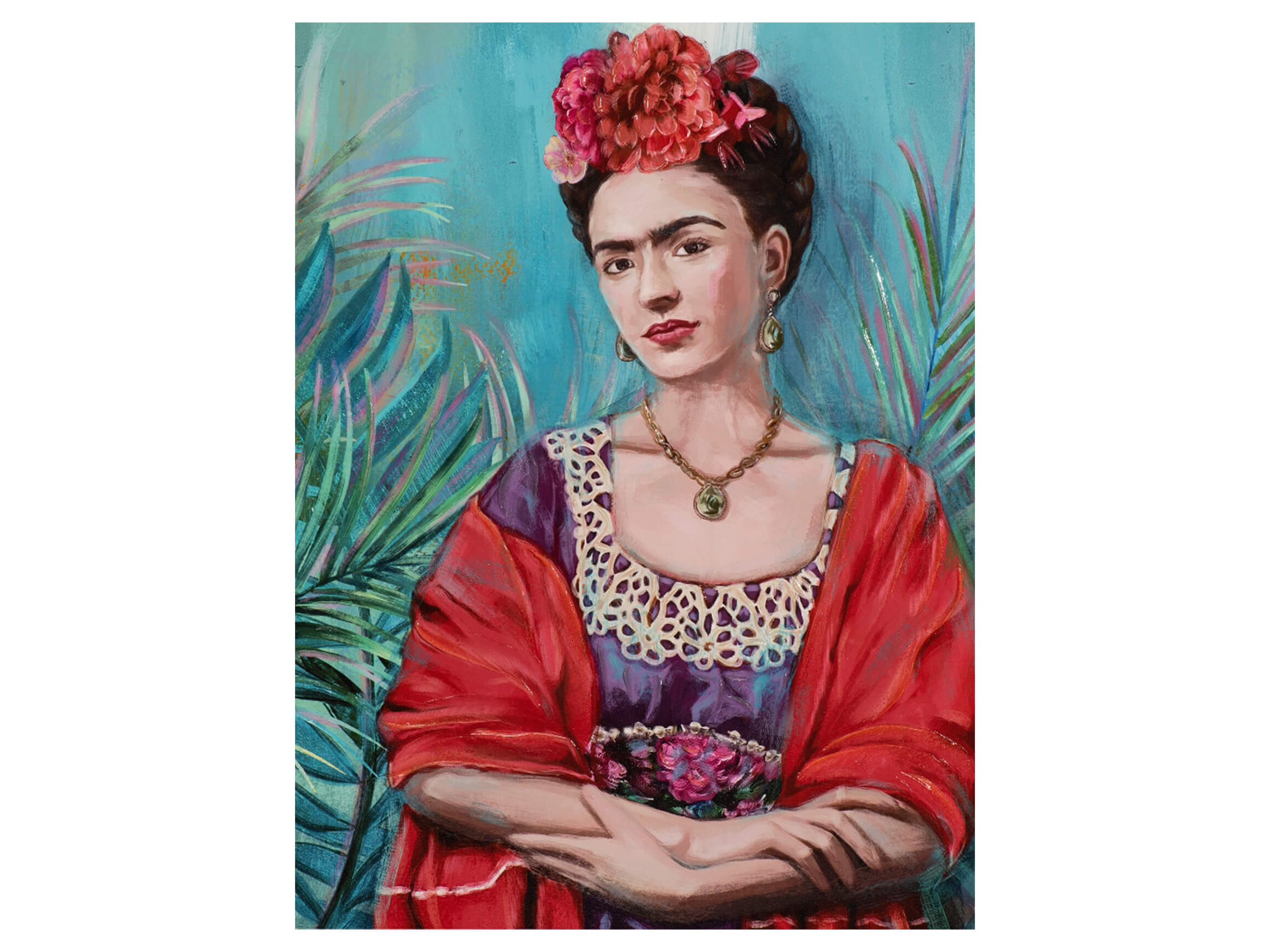 Bild Schönheit mit Rotem Umhang image LAND