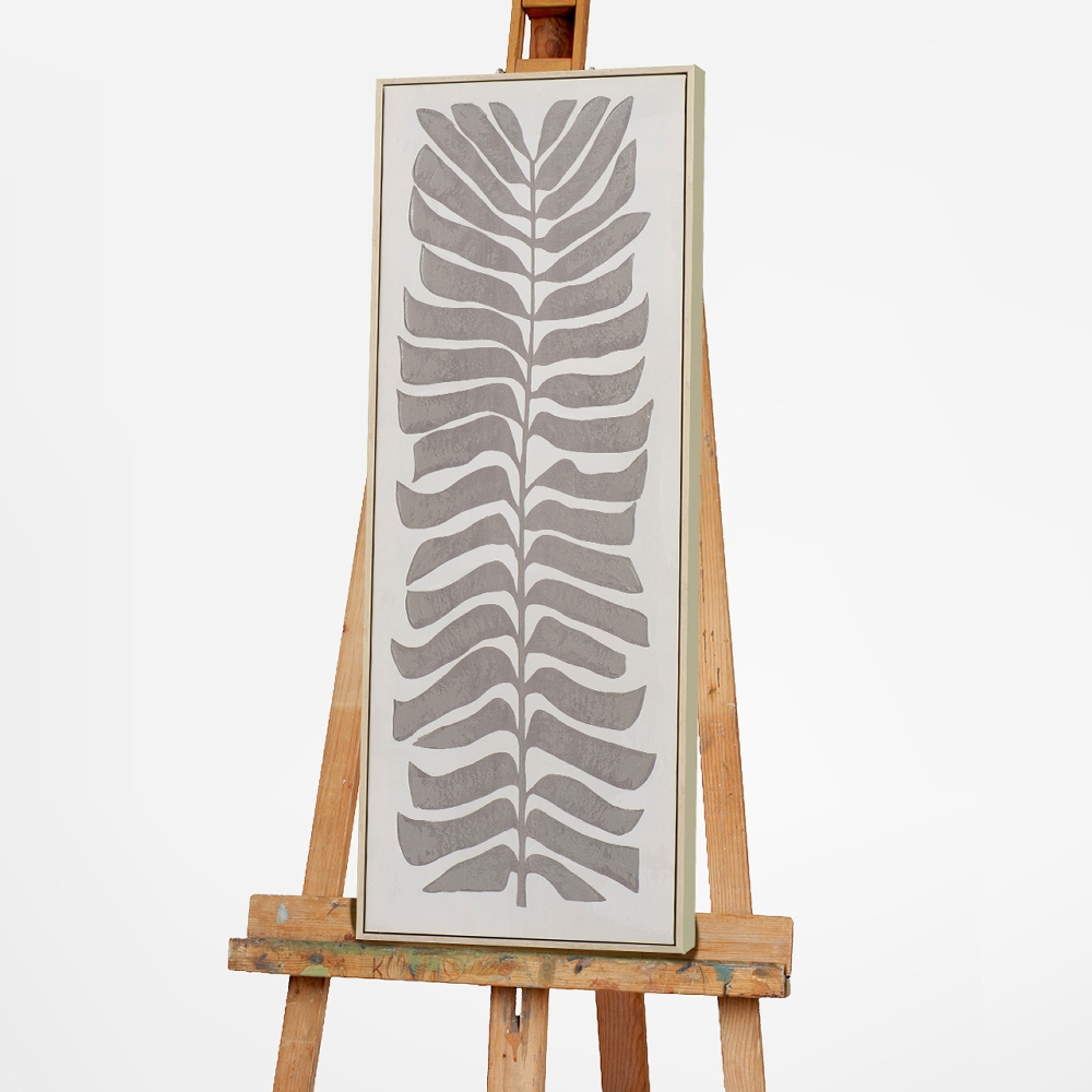 Bild mit Rahmen Dark Leaves image LAND