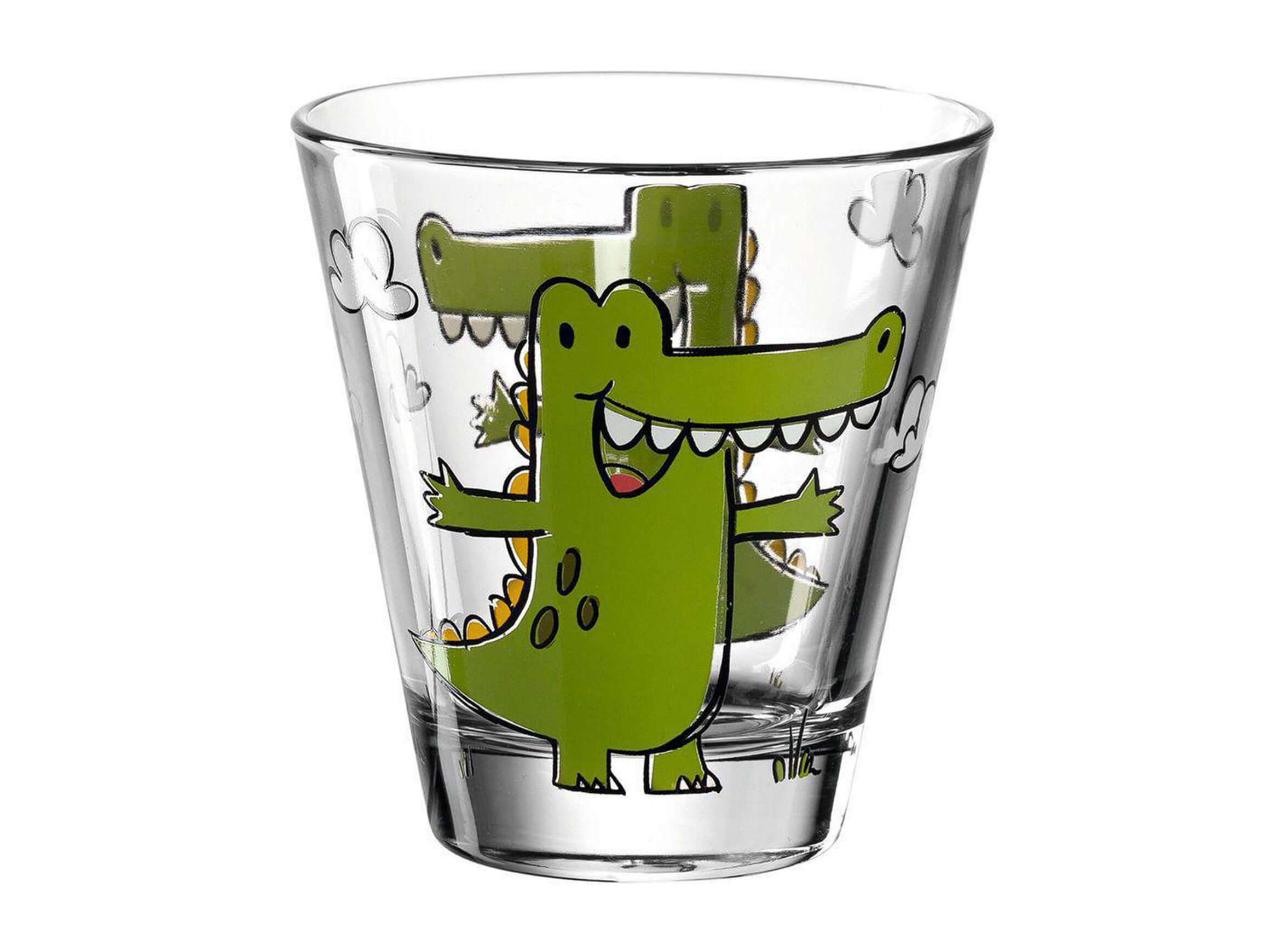 Leonardo Trinkglas Für Kinder Bambini Krokodil 215 Ml, 6 Stück