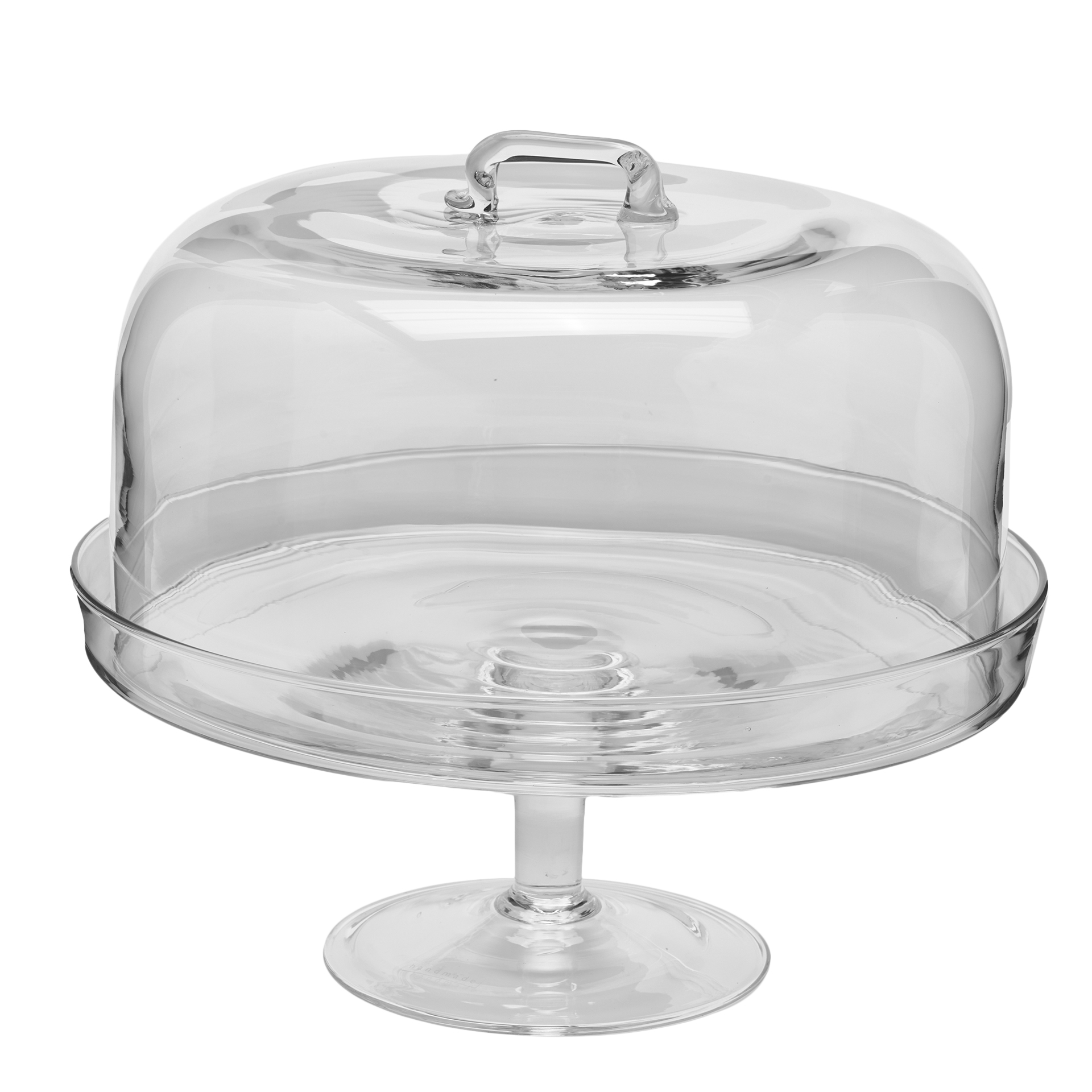 Tortenplate Glas mit Deckel B: 31 cm Edg